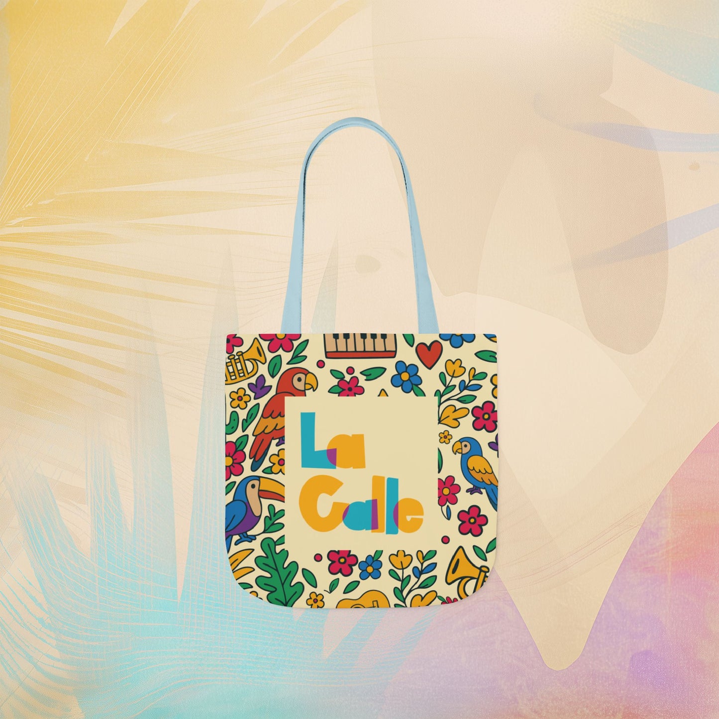 Calle Tropicale Canvas Tote Bag
