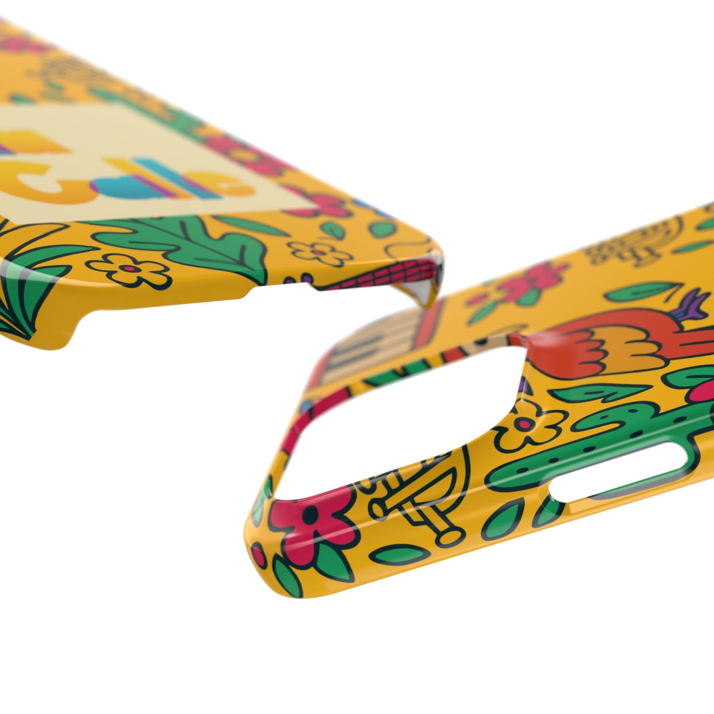 Slim Phone Case – Amarillo Ritmo by La Calle Band