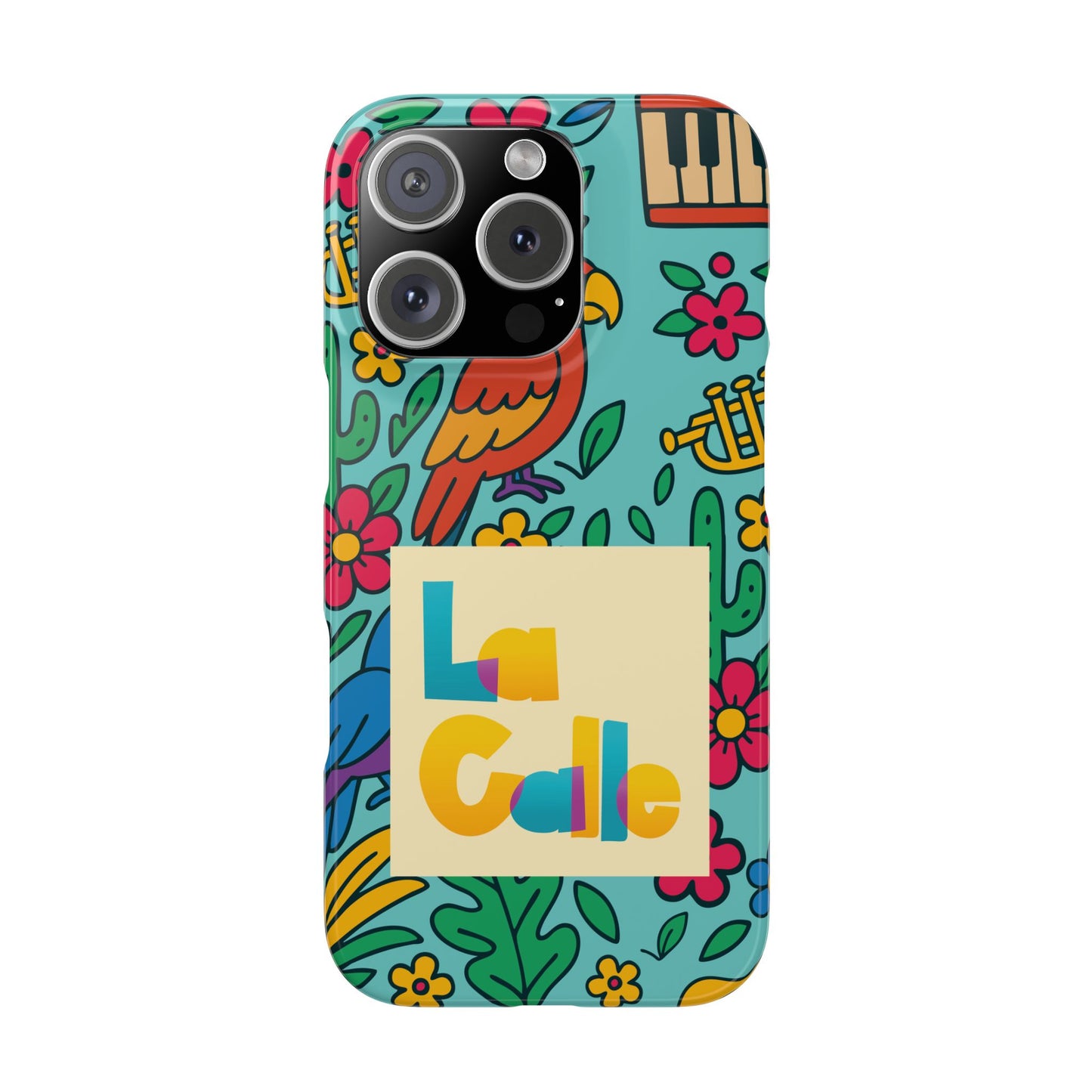 Slim Phone Case – Calle Azul by La Calle Band