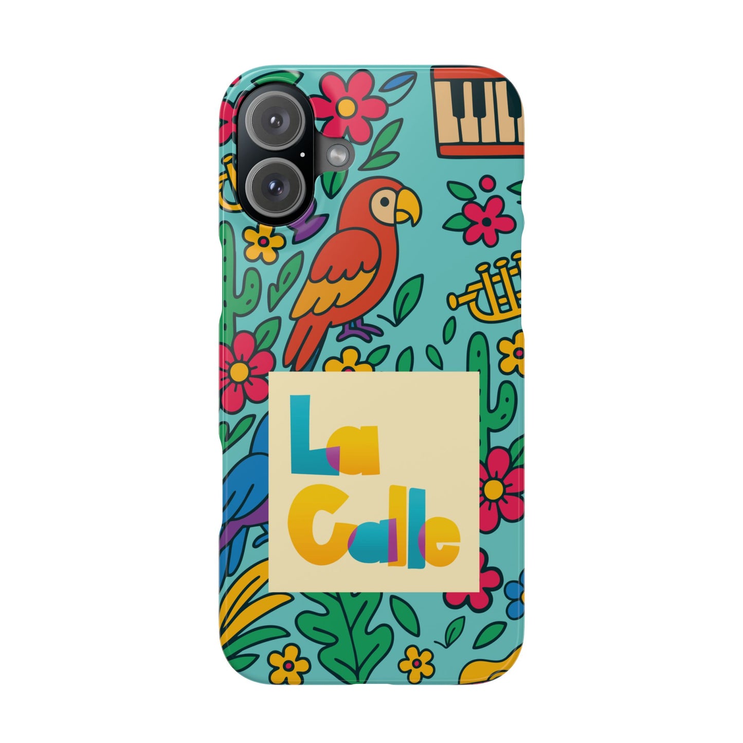 Slim Phone Case – Calle Azul by La Calle Band