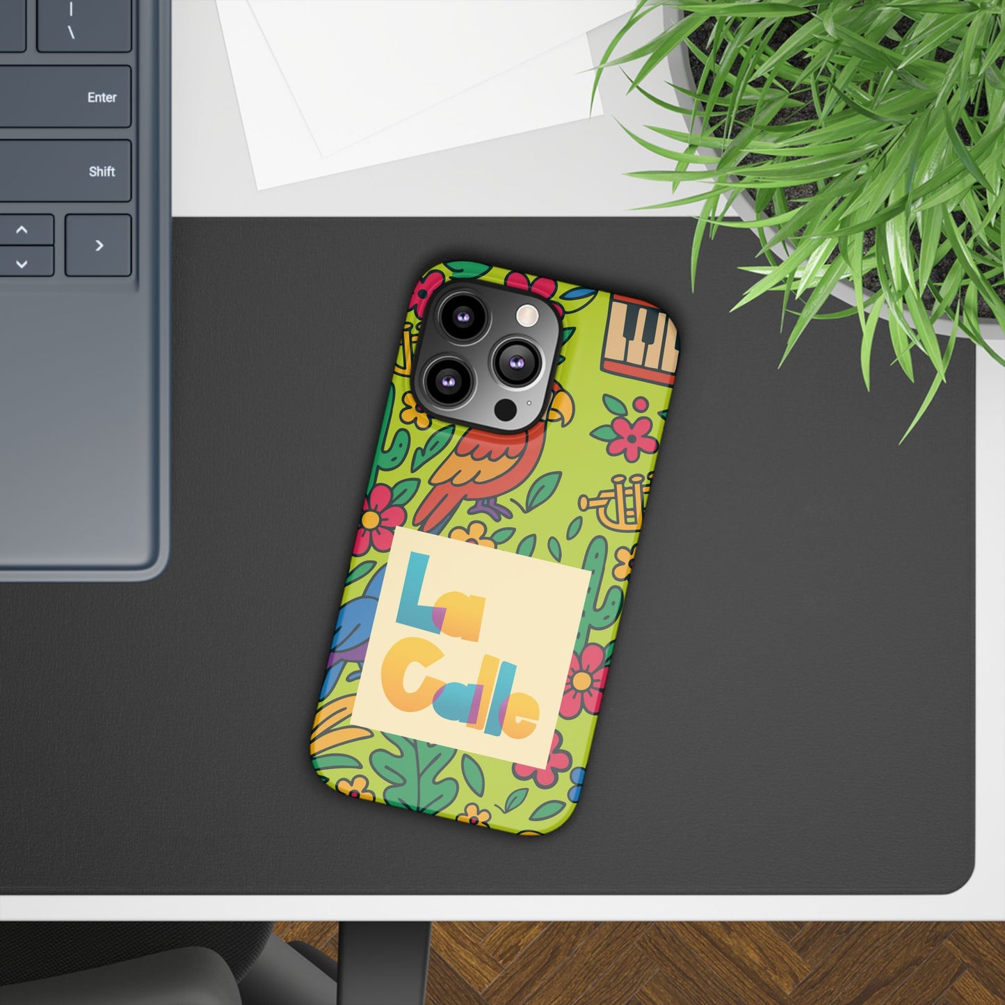 Slim Phone Case – Electric Verde by La Calle Band