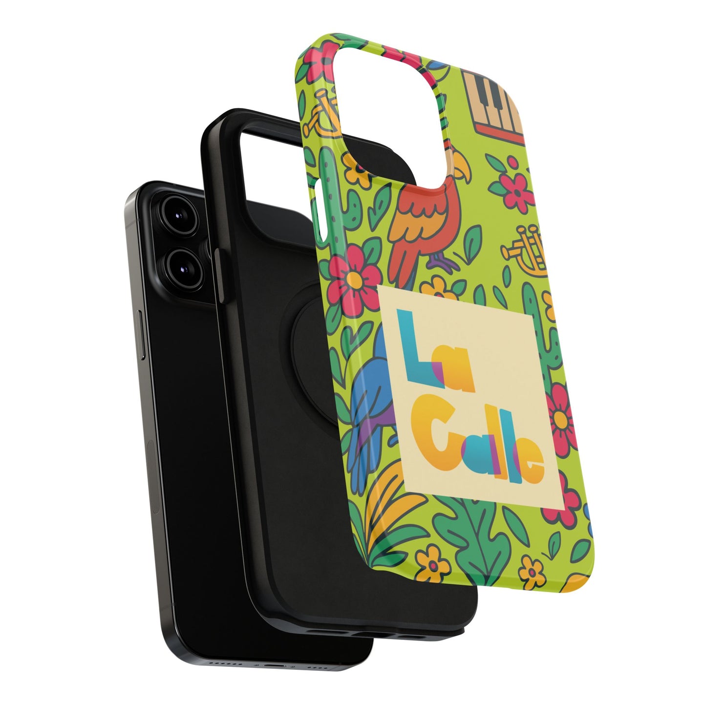Impact-Resistant Phone Case – Electric Verde by La Calle Band