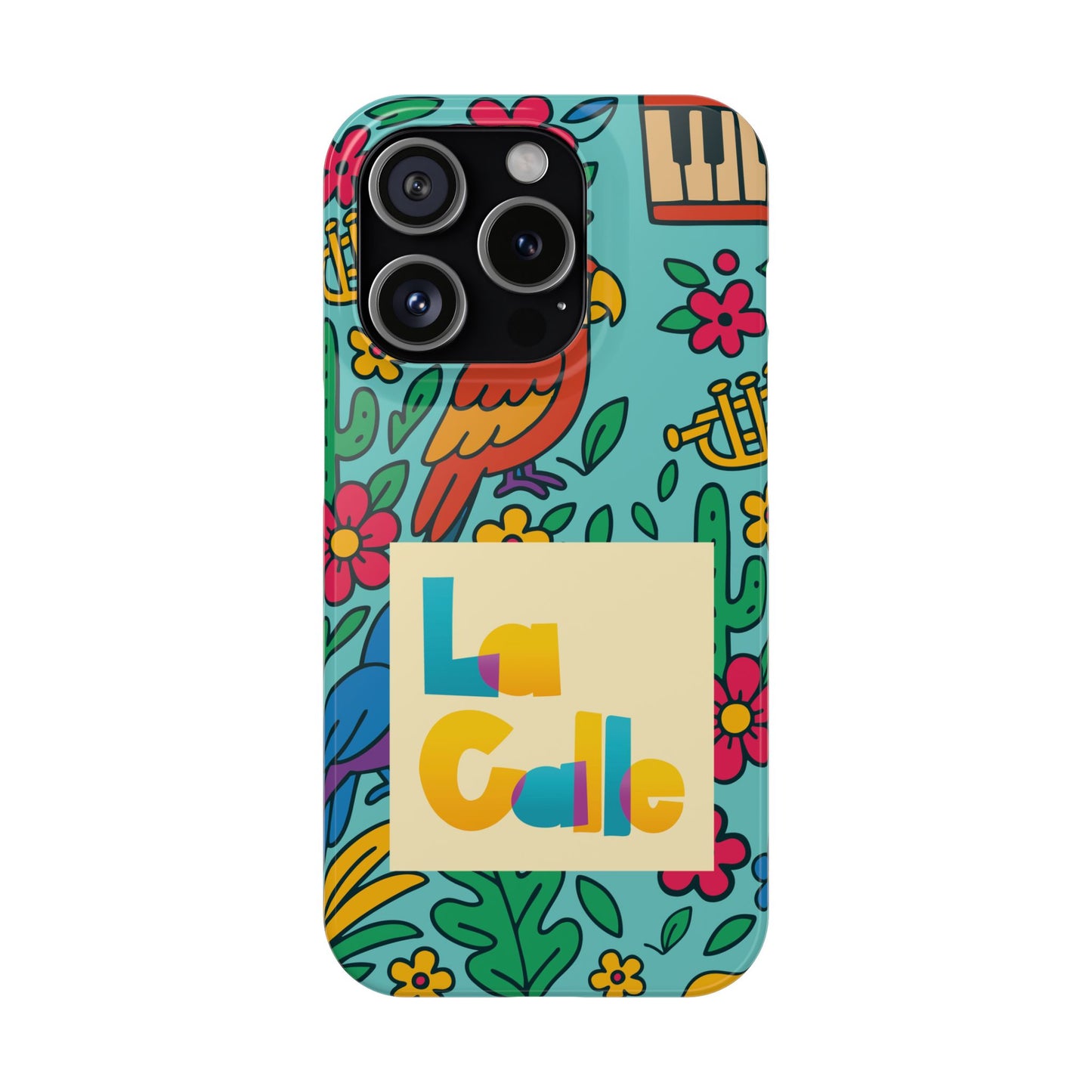Slim Phone Case – Calle Azul by La Calle Band