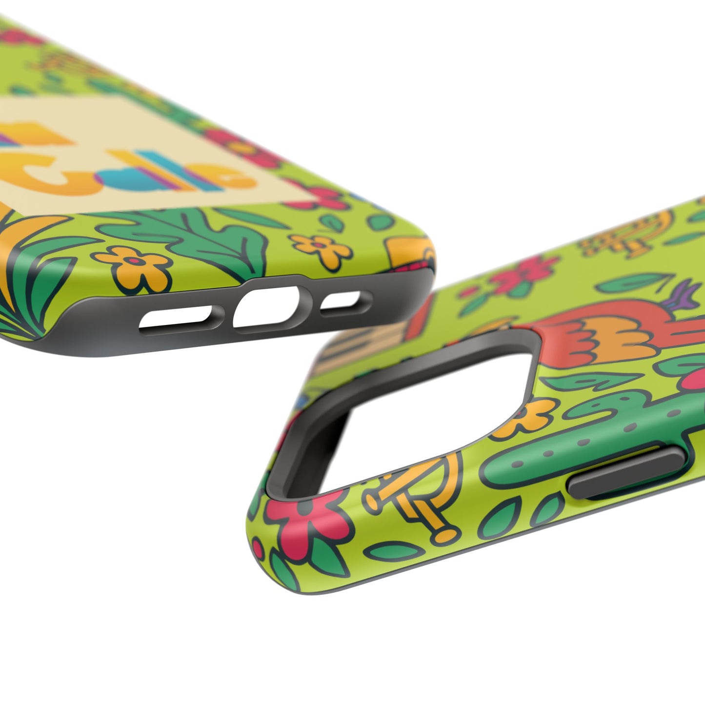 Impact-Resistant Phone Case – Electric Verde by La Calle Band