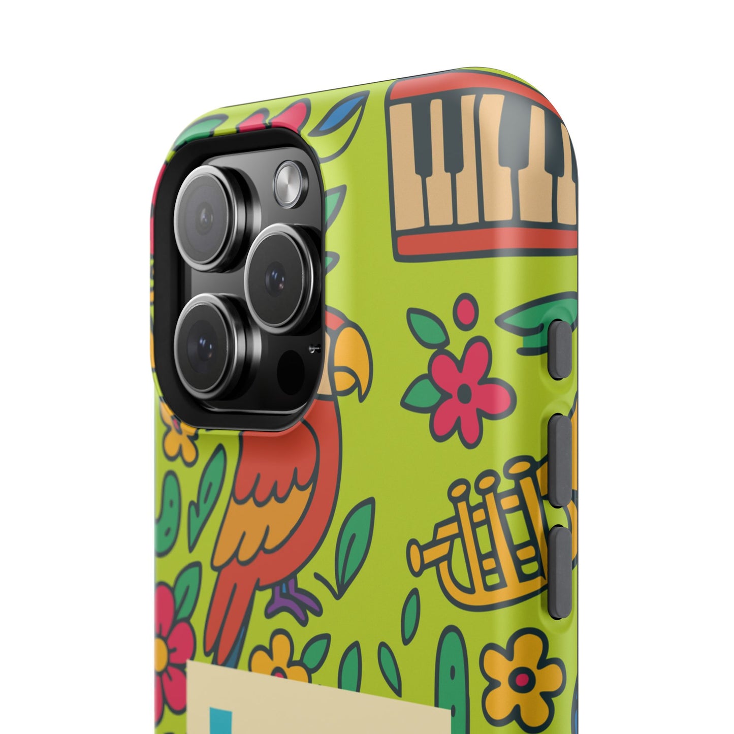 Impact-Resistant Phone Case – Electric Verde by La Calle Band