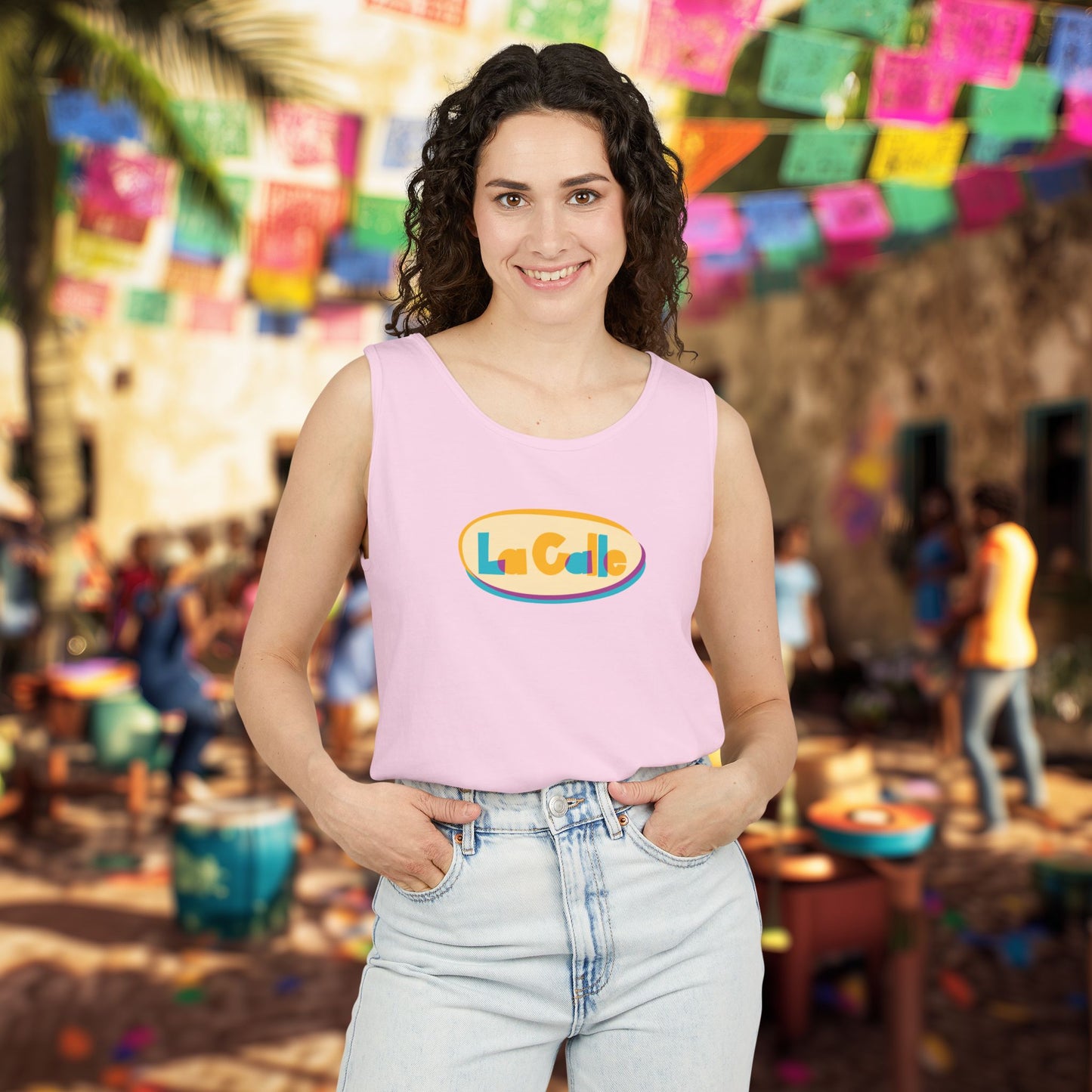 La Calle Classic Logo Tank Top