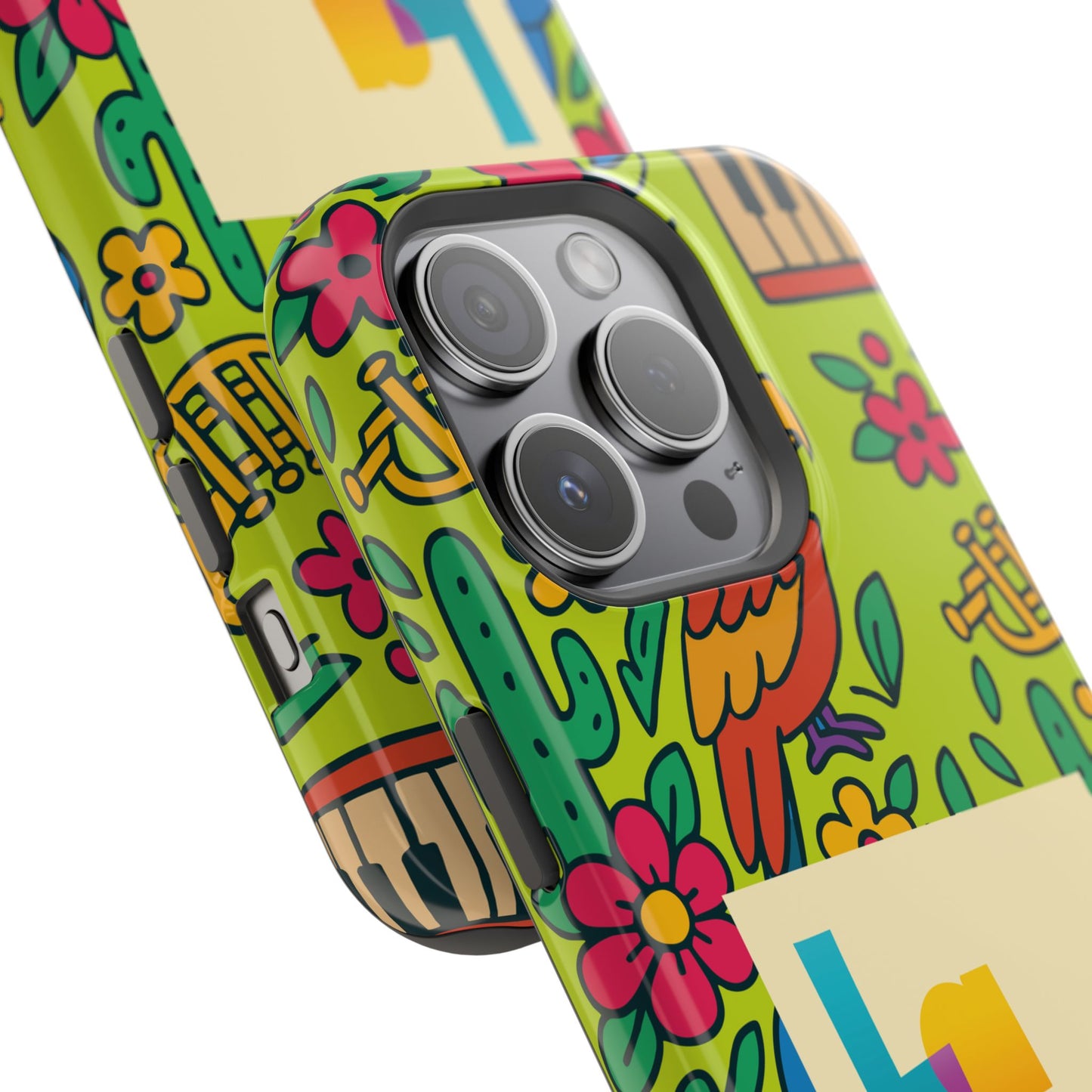 Impact-Resistant Phone Case – Electric Verde by La Calle Band