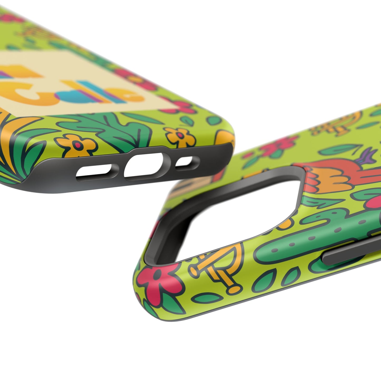 Impact-Resistant Phone Case – Electric Verde by La Calle Band