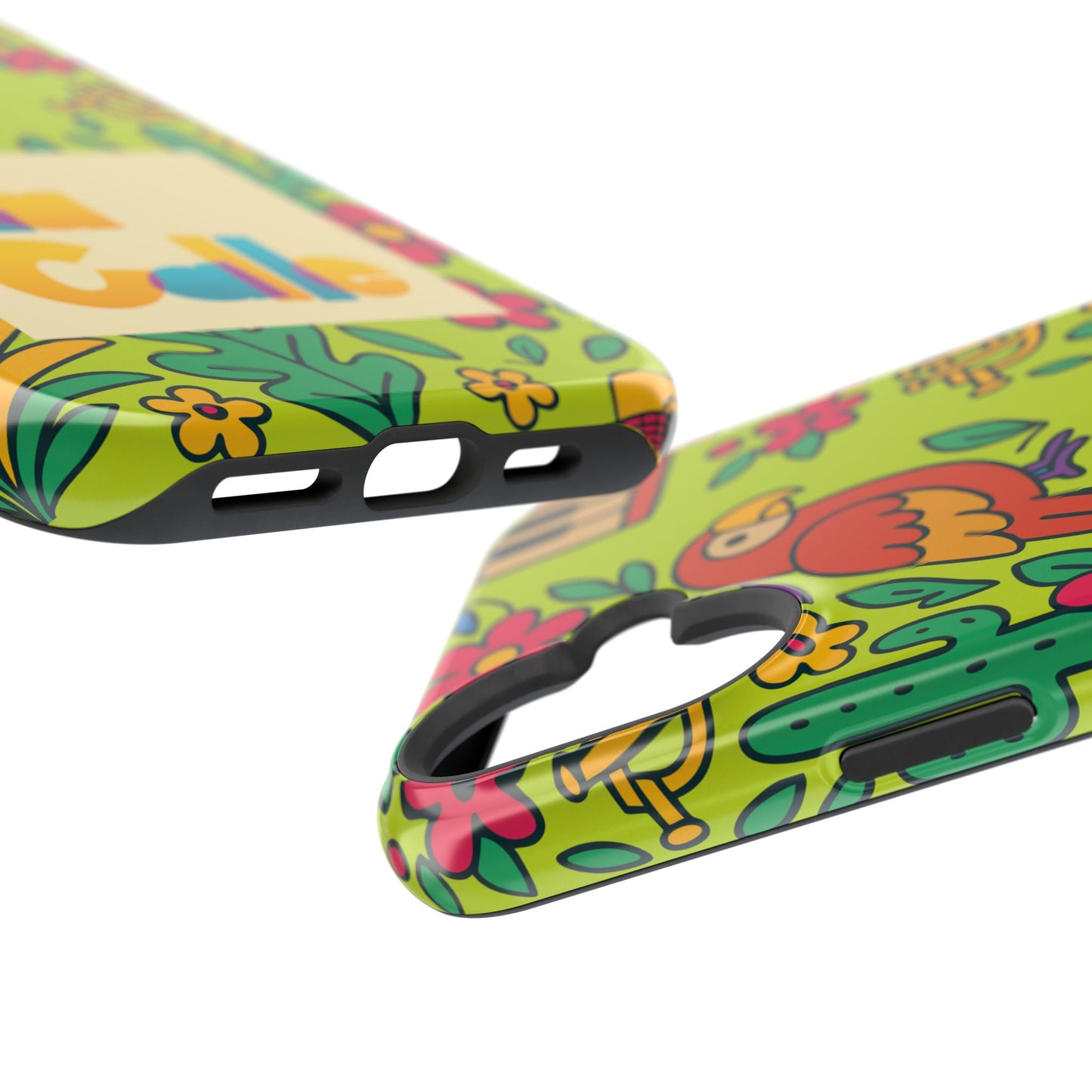 Impact-Resistant Phone Case – Electric Verde by La Calle Band