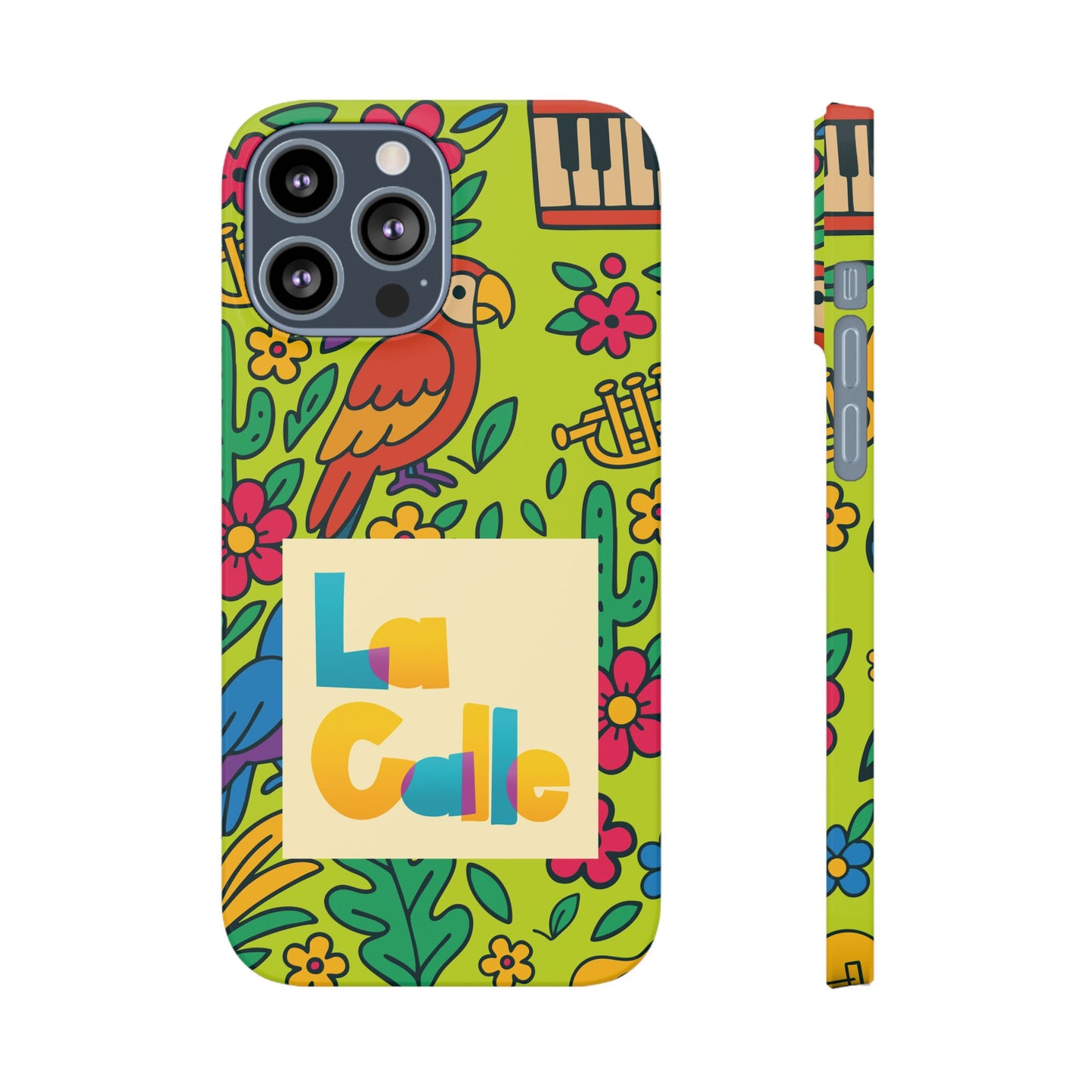 Slim Phone Case – Electric Verde by La Calle Band