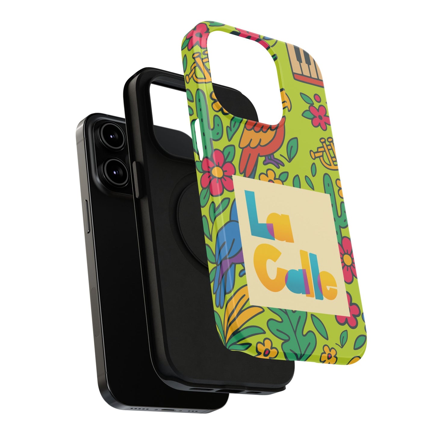 Impact-Resistant Phone Case – Electric Verde by La Calle Band