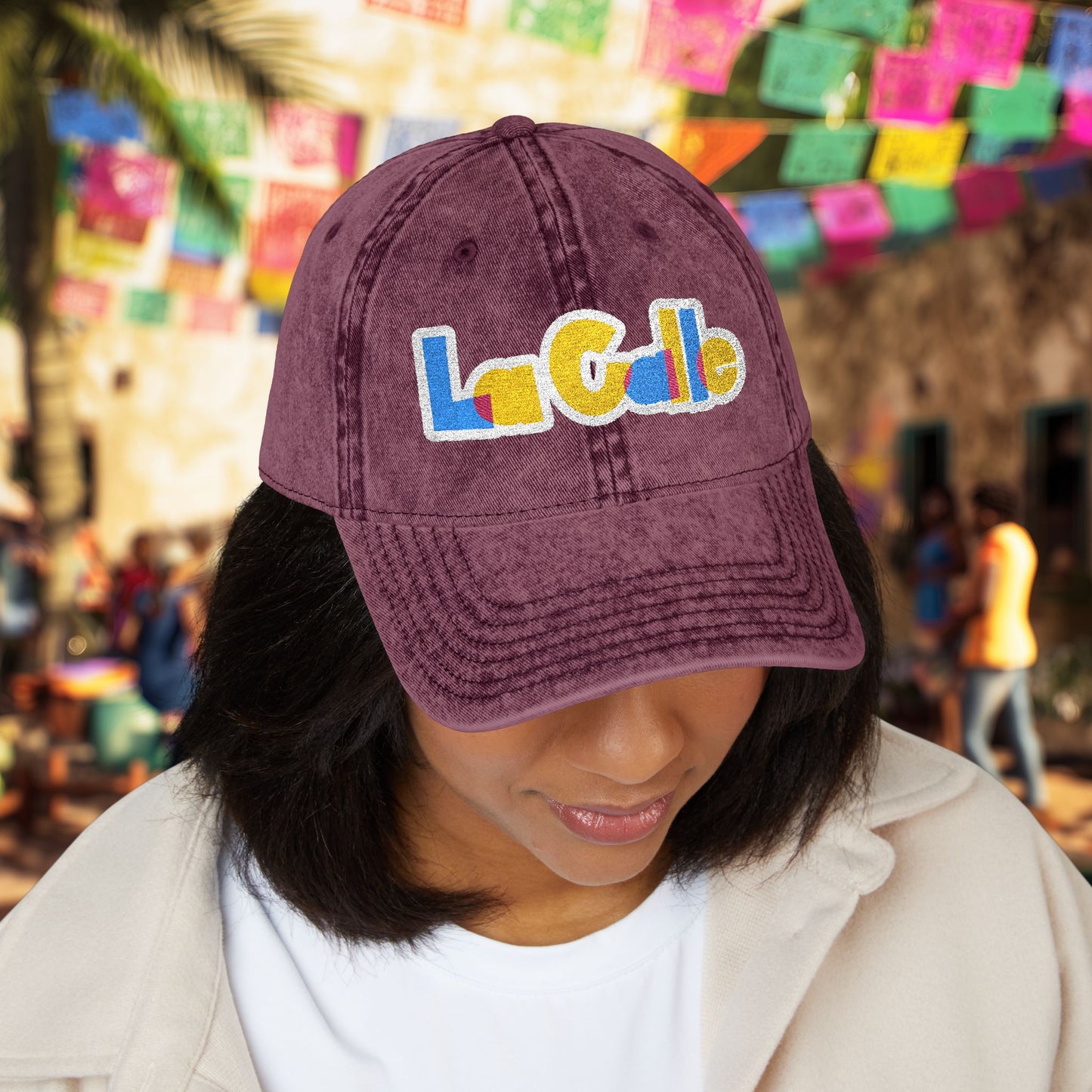 La Calle Classic Logo Vintage Cap