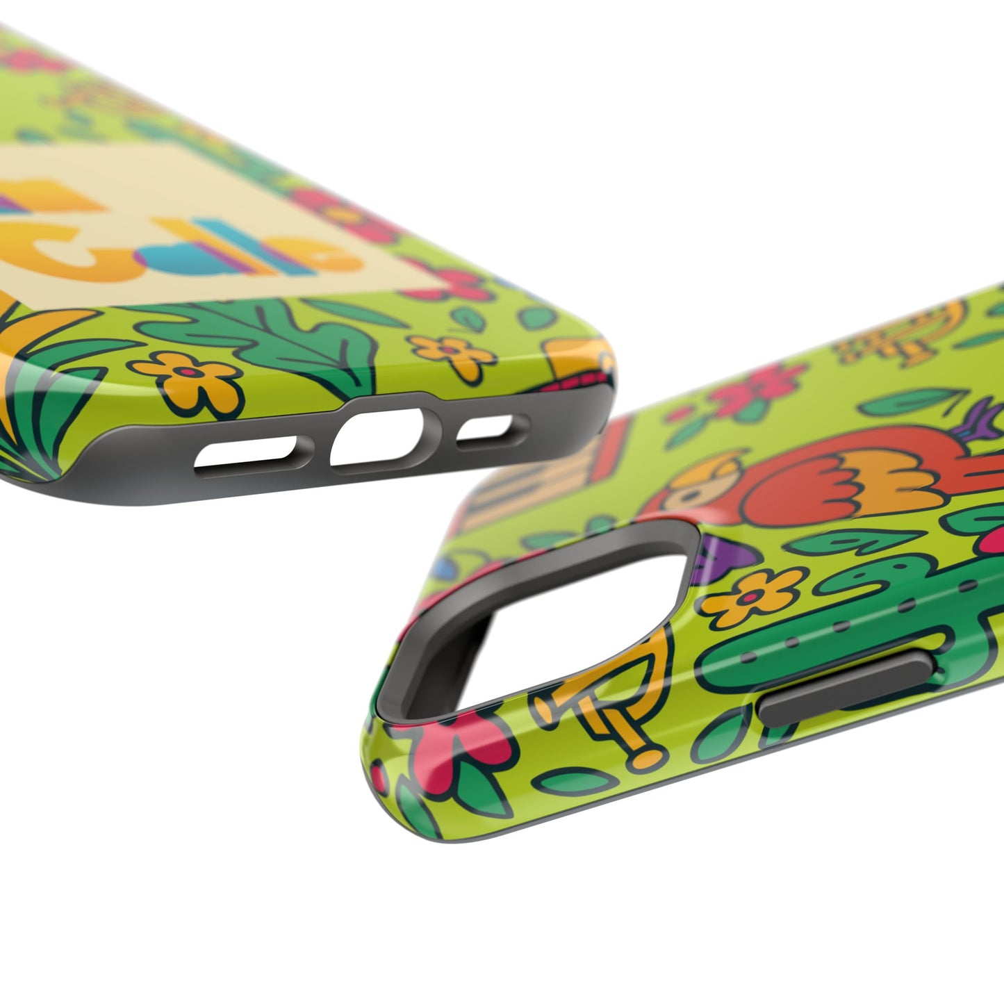 Impact-Resistant Phone Case – Electric Verde by La Calle Band