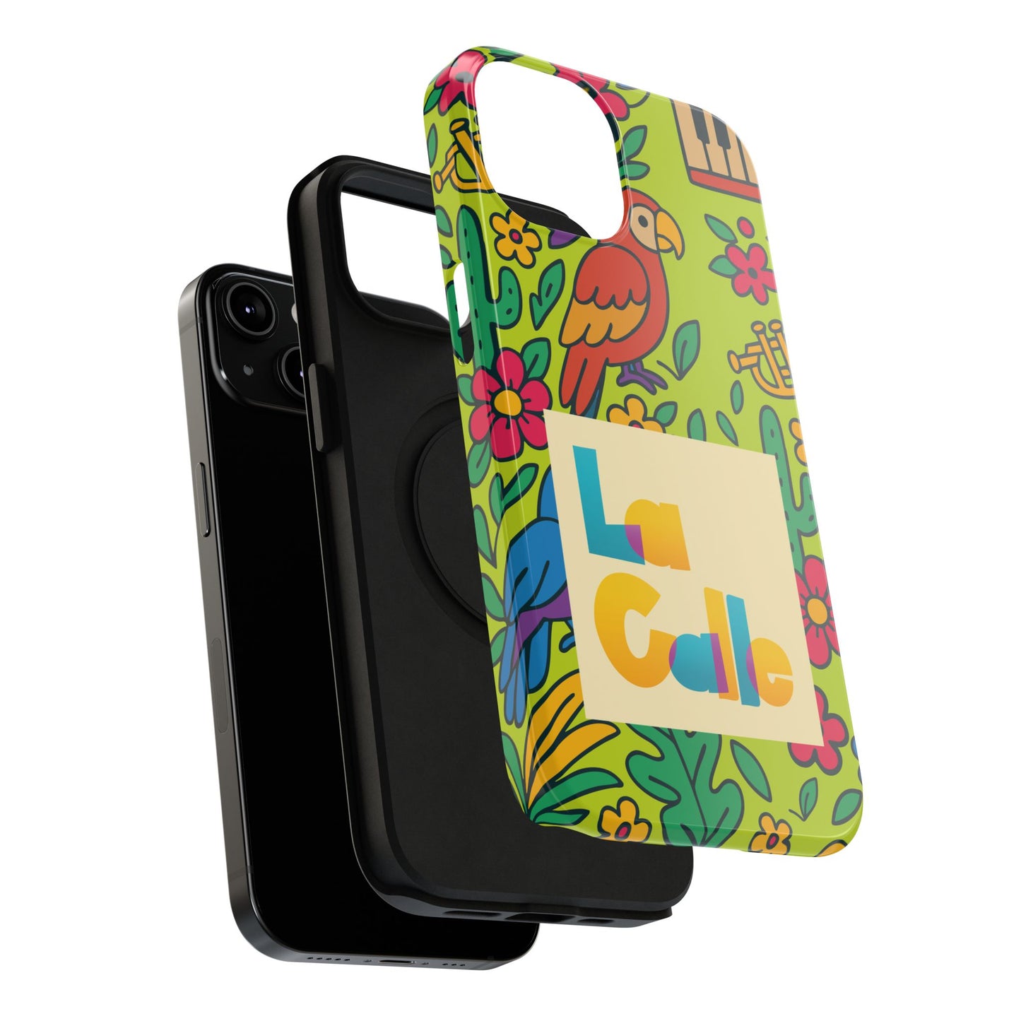 Impact-Resistant Phone Case – Electric Verde by La Calle Band