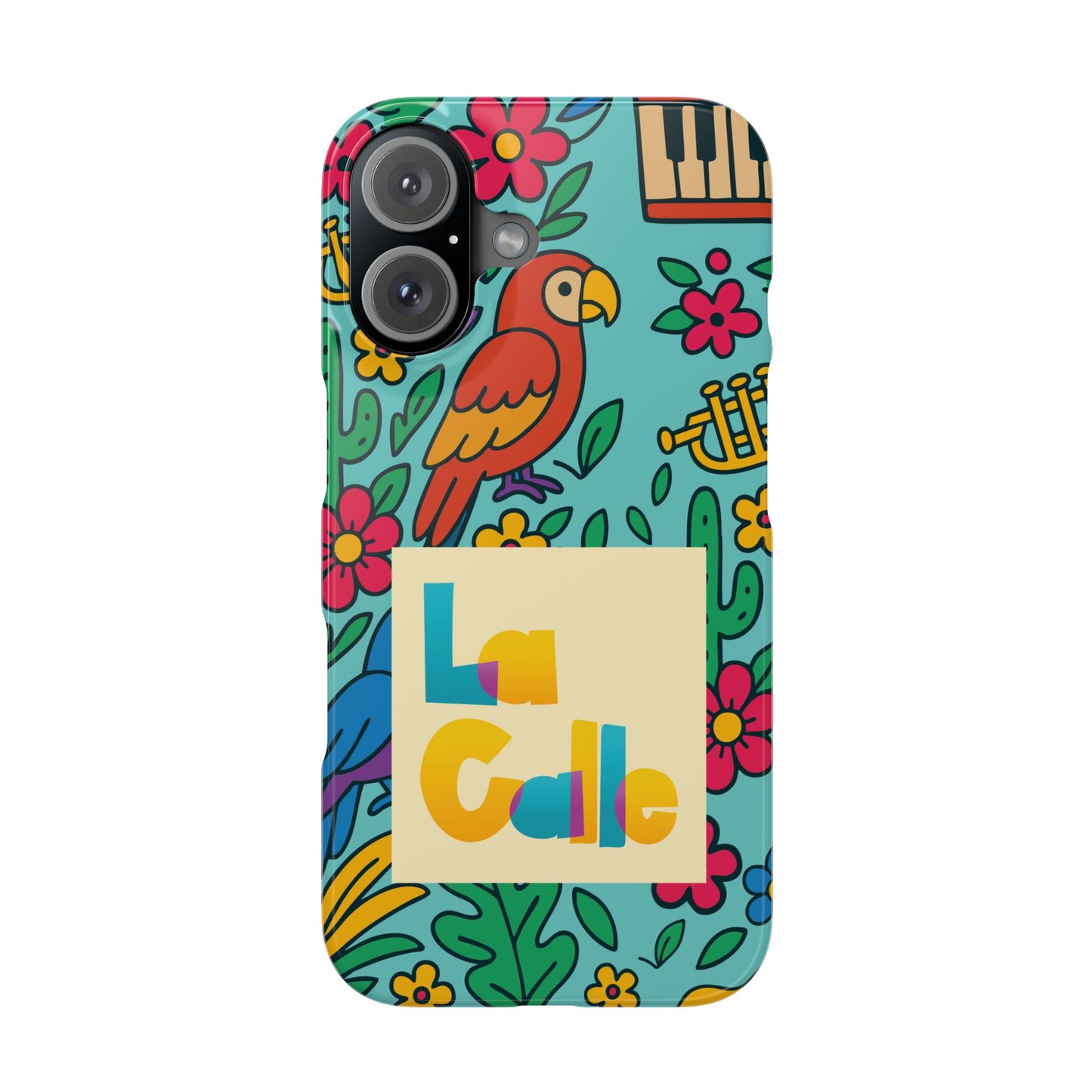 Slim Phone Case – Calle Azul by La Calle Band