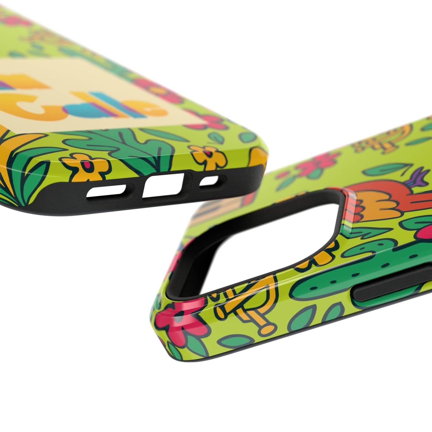 Impact-Resistant Phone Case – Electric Verde by La Calle Band
