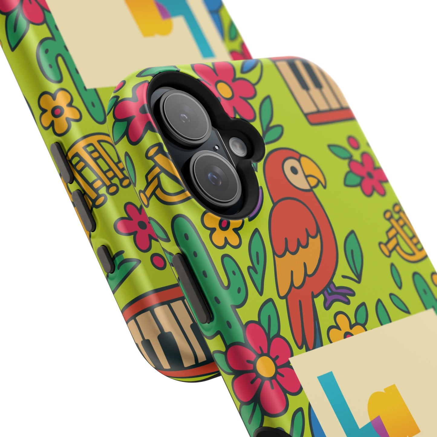 Impact-Resistant Phone Case – Electric Verde by La Calle Band