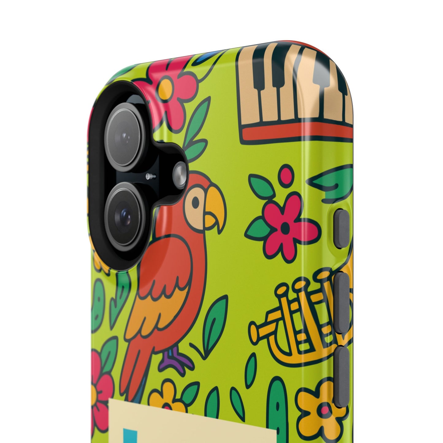 Impact-Resistant Phone Case – Electric Verde by La Calle Band