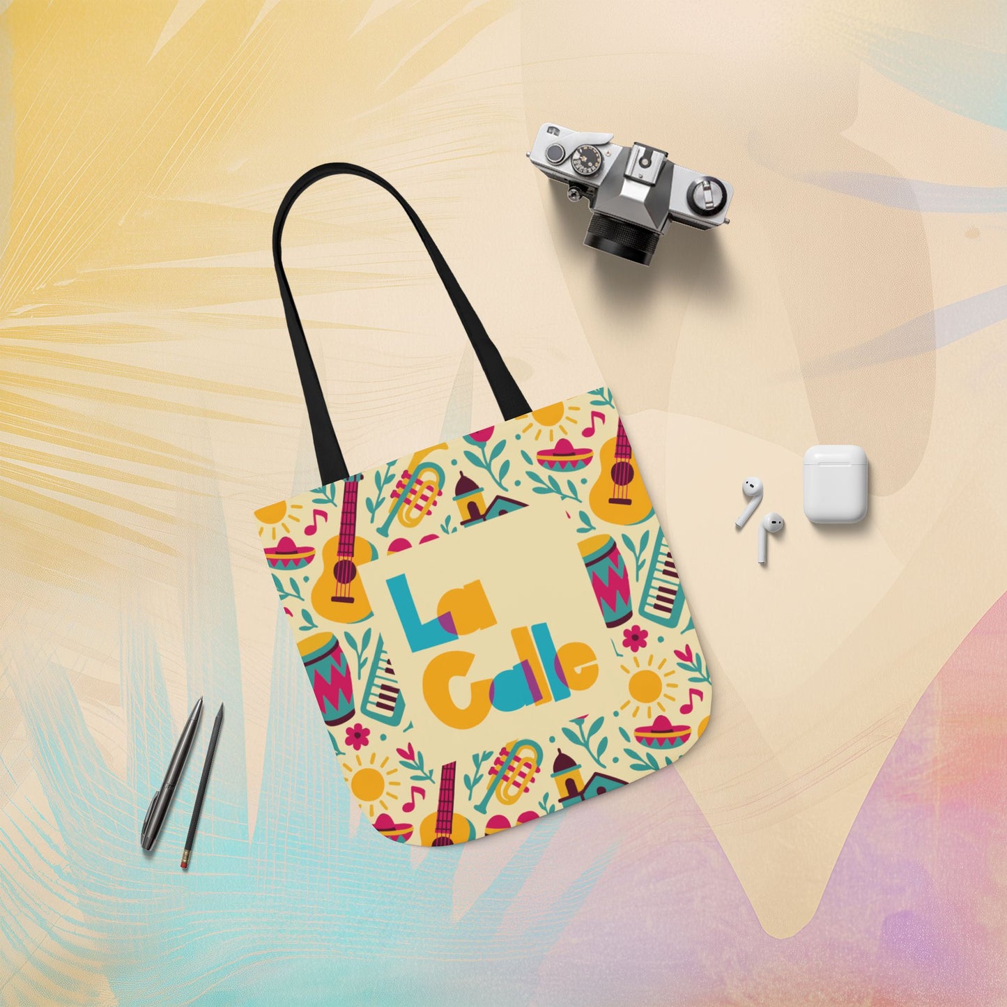Calle Fiesta Canvas Tote Bag