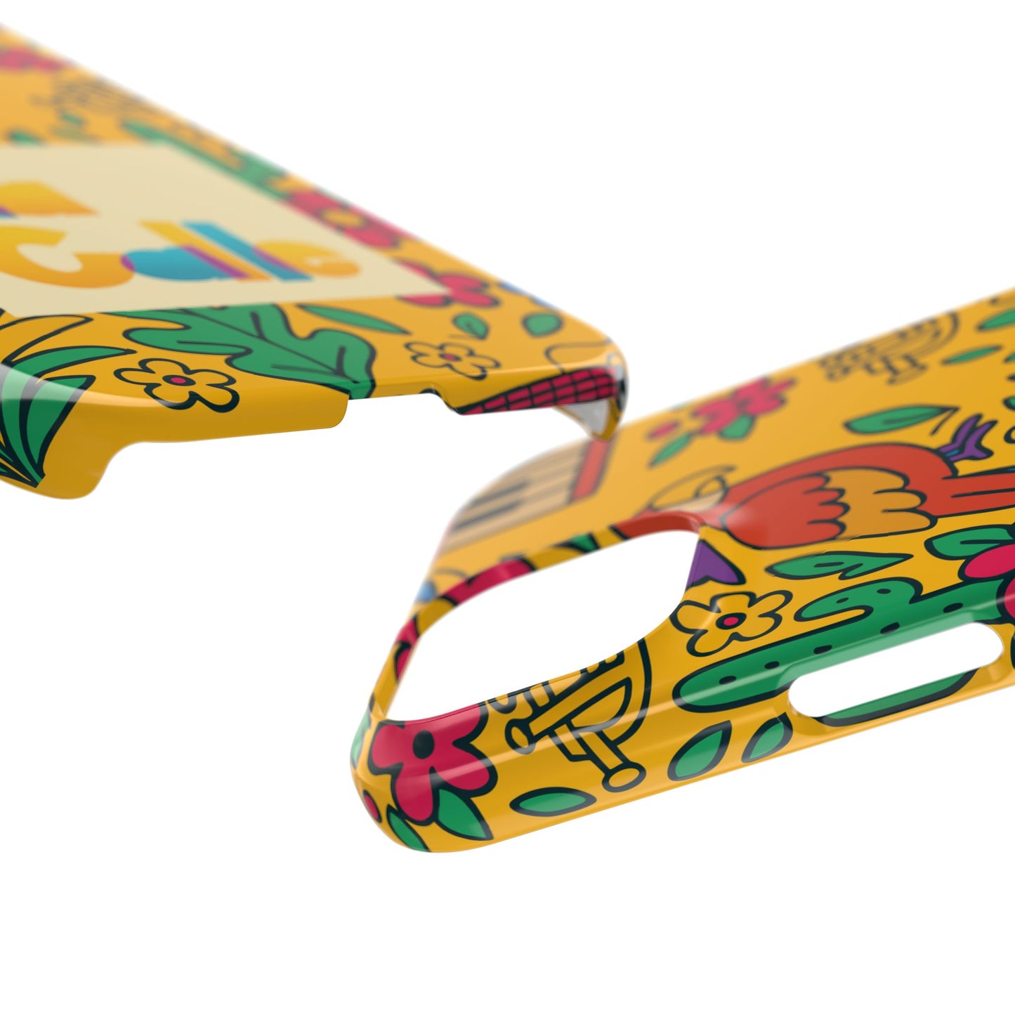 Slim Phone Case – Amarillo Ritmo by La Calle Band