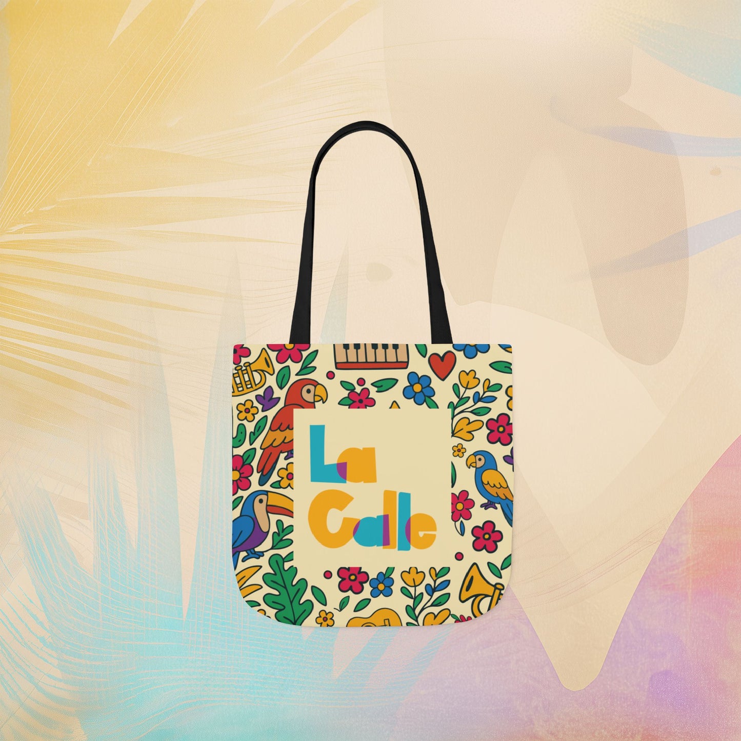 Calle Tropicale Canvas Tote Bag