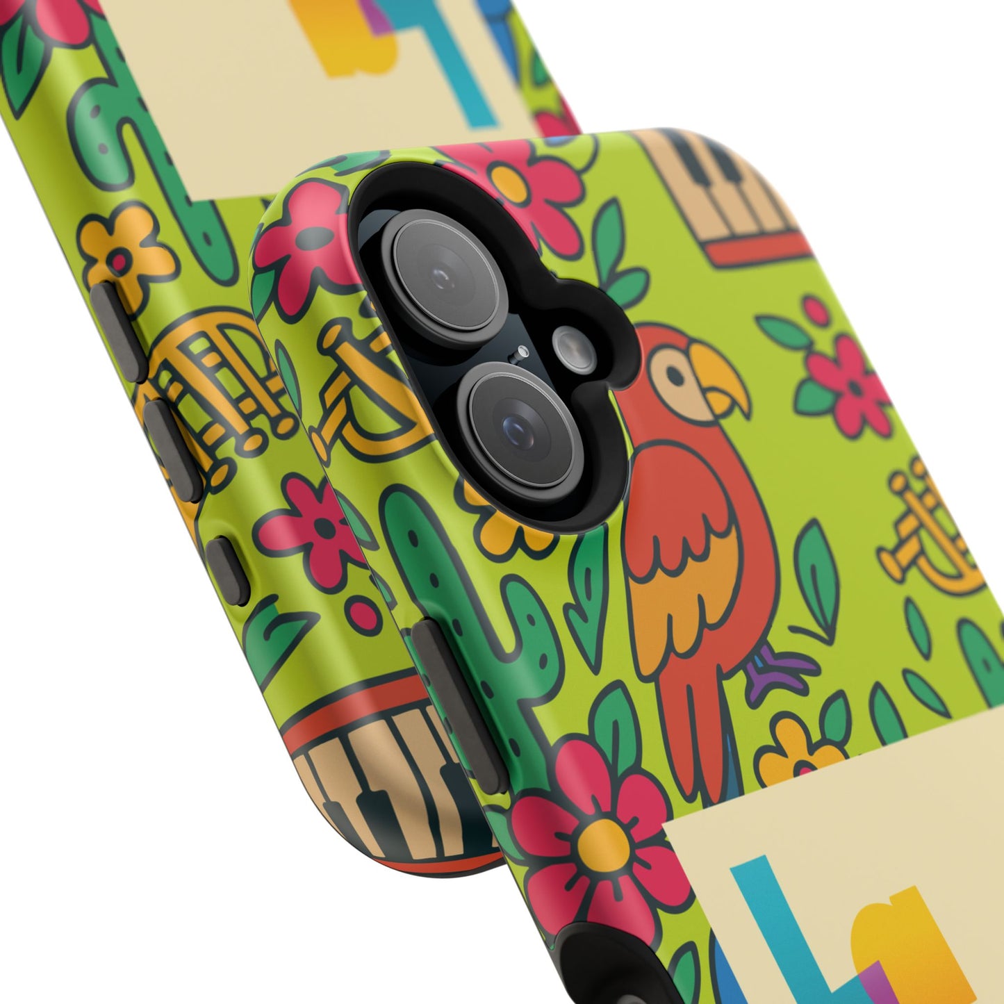 Impact-Resistant Phone Case – Electric Verde by La Calle Band