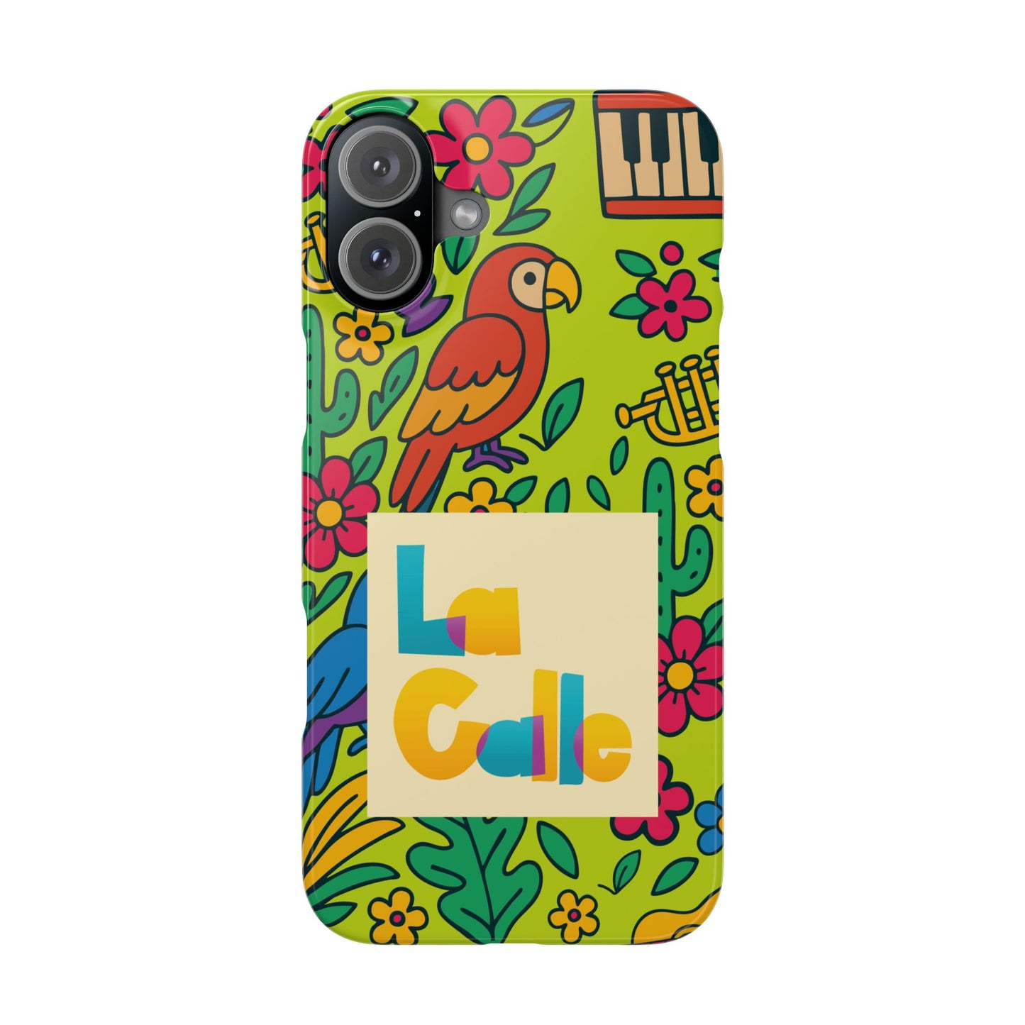 Slim Phone Case – Electric Verde by La Calle Band
