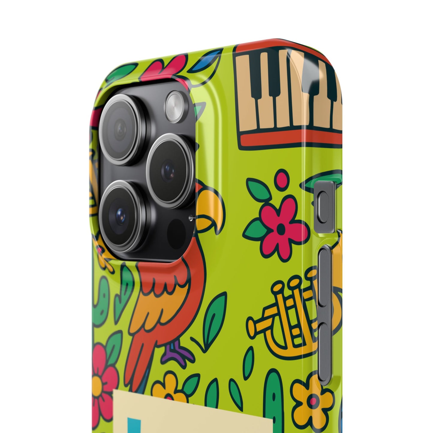 Slim Phone Case – Electric Verde by La Calle Band