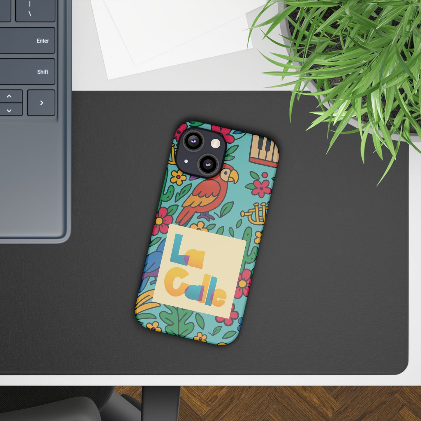 Slim Phone Case – Calle Azul by La Calle Band
