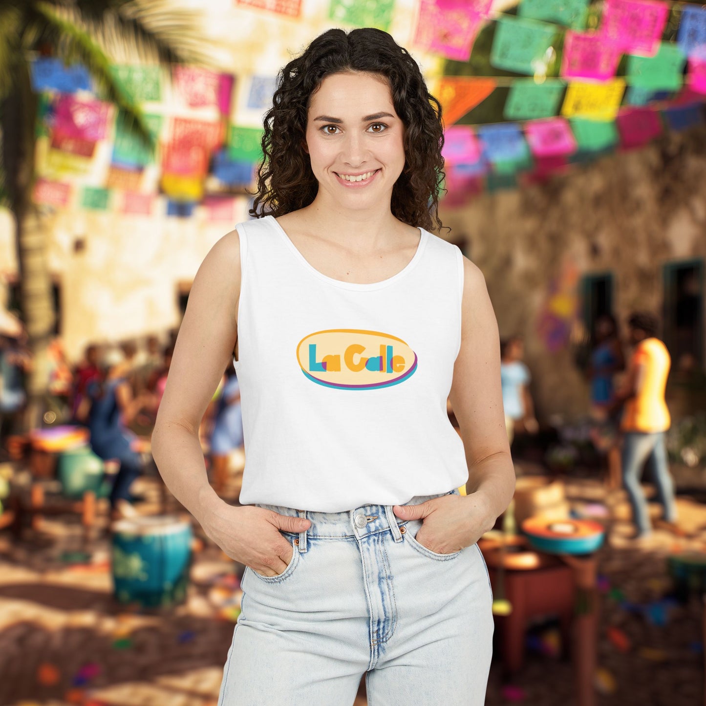 La Calle Classic Logo Tank Top
