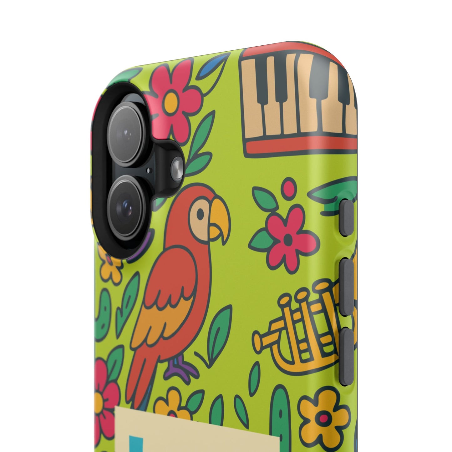 Impact-Resistant Phone Case – Electric Verde by La Calle Band