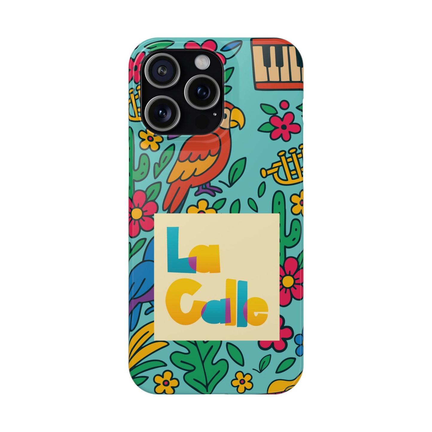 Slim Phone Case – Calle Azul by La Calle Band