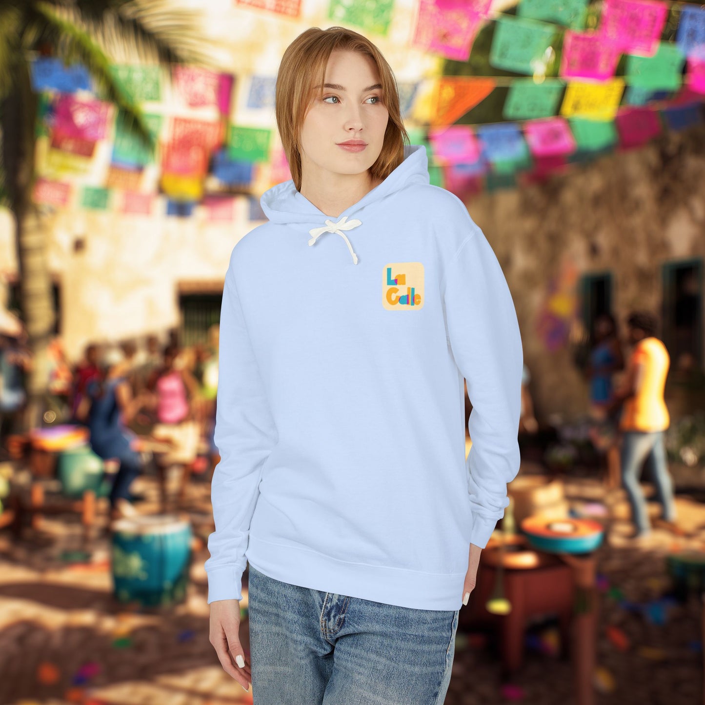 Ritmo. Amor. Familia. Unisex Garment-Dyed Hoodie