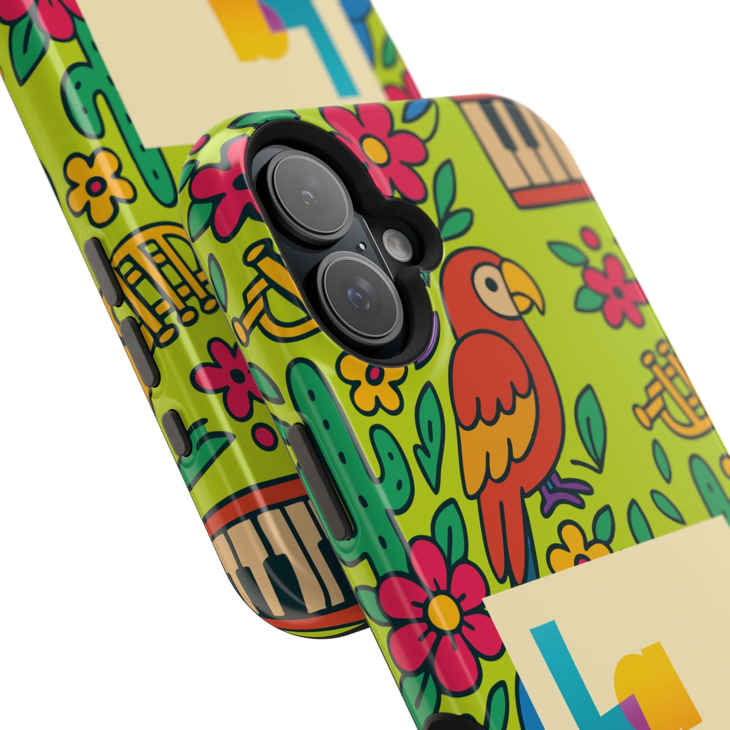Impact-Resistant Phone Case – Electric Verde by La Calle Band