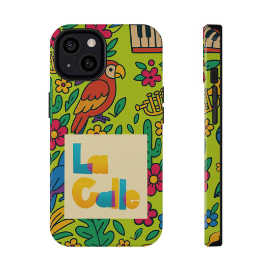 Impact-Resistant Phone Case – Electric Verde by La Calle Band