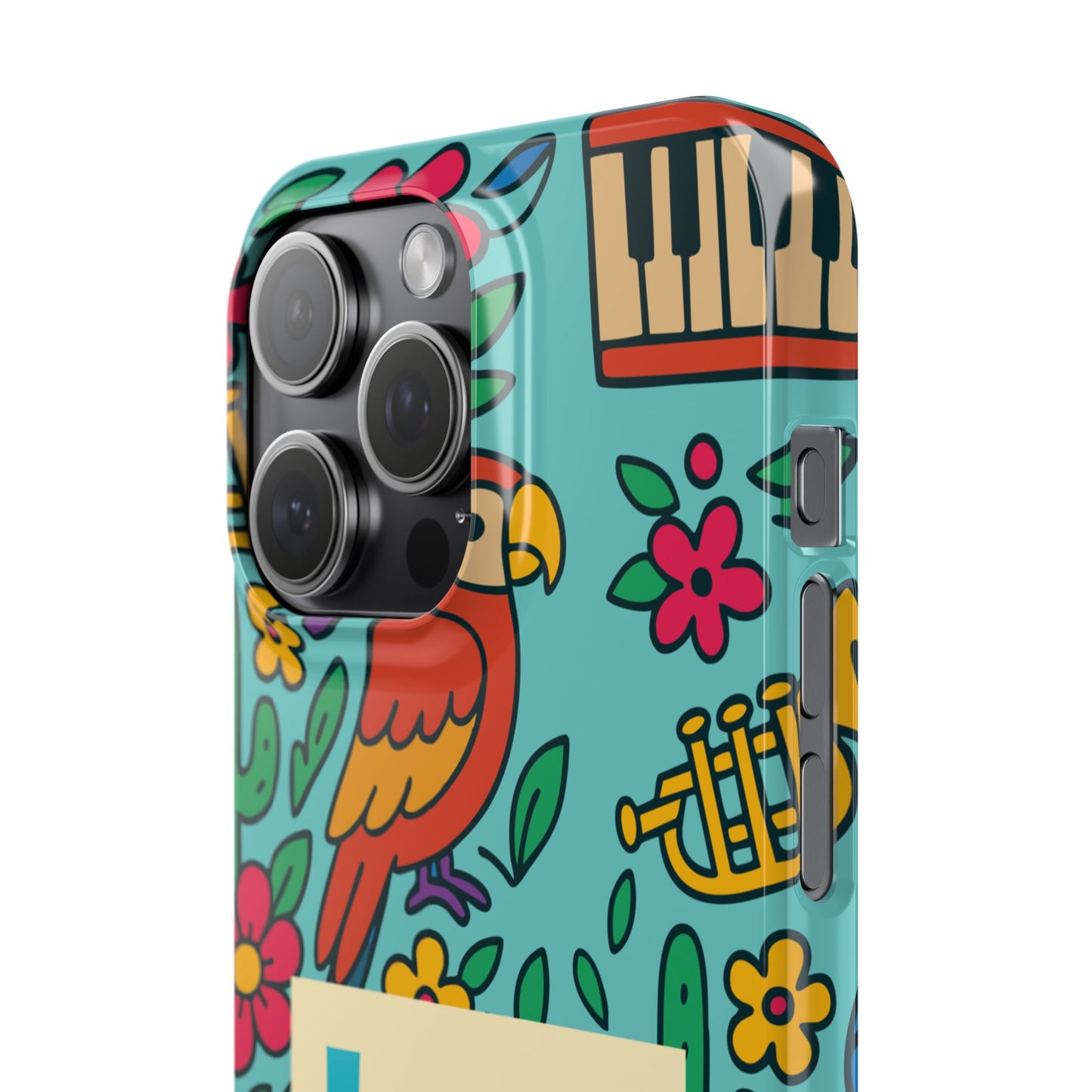 Slim Phone Case – Calle Azul by La Calle Band