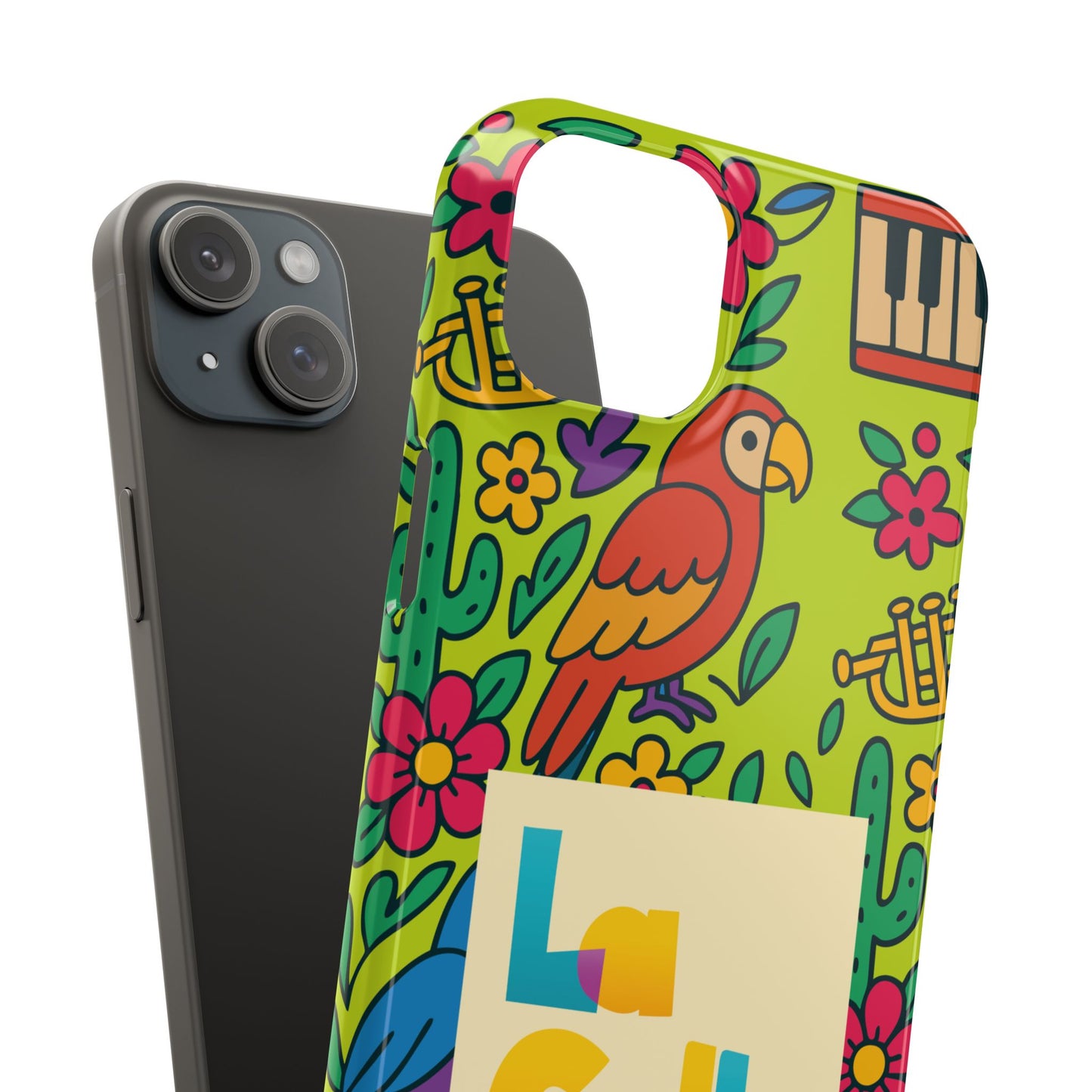Slim Phone Case – Electric Verde by La Calle Band