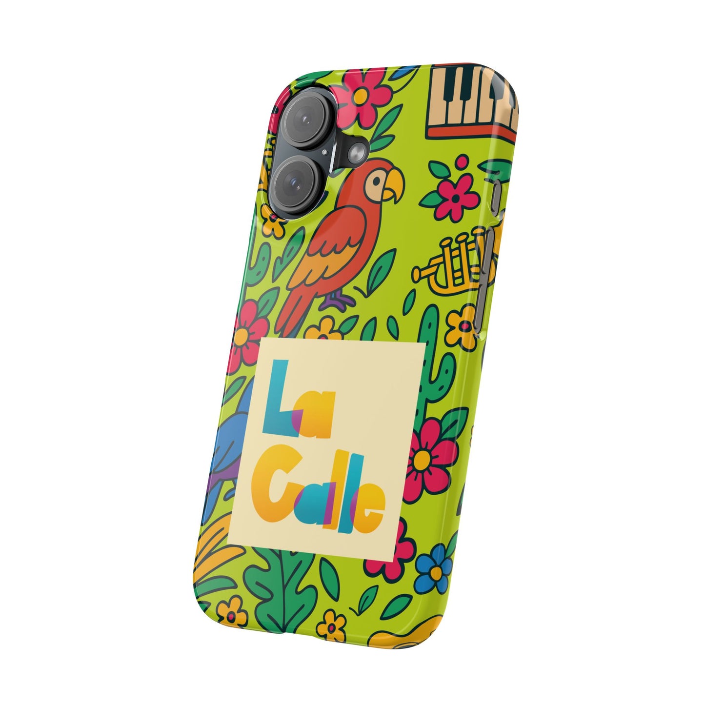 Slim Phone Case – Electric Verde by La Calle Band
