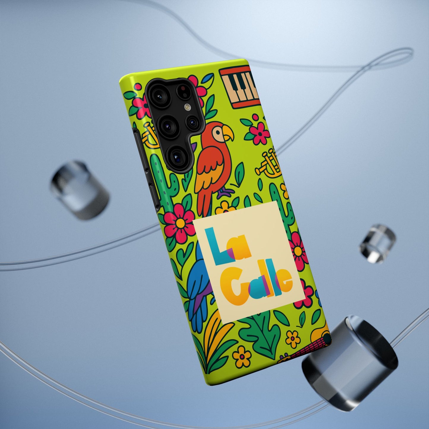 Impact-Resistant Phone Case – Electric Verde by La Calle Band
