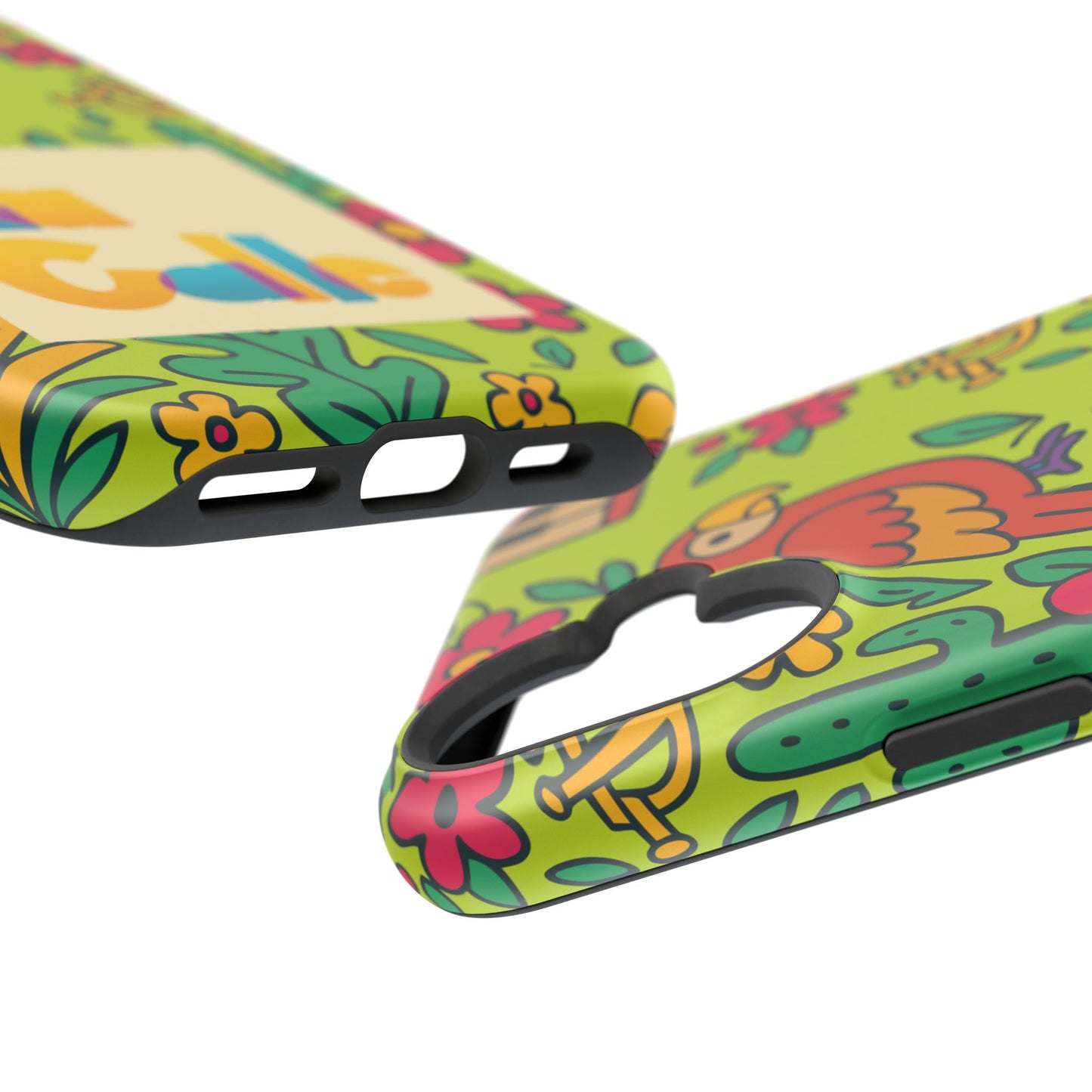 Impact-Resistant Phone Case – Electric Verde by La Calle Band