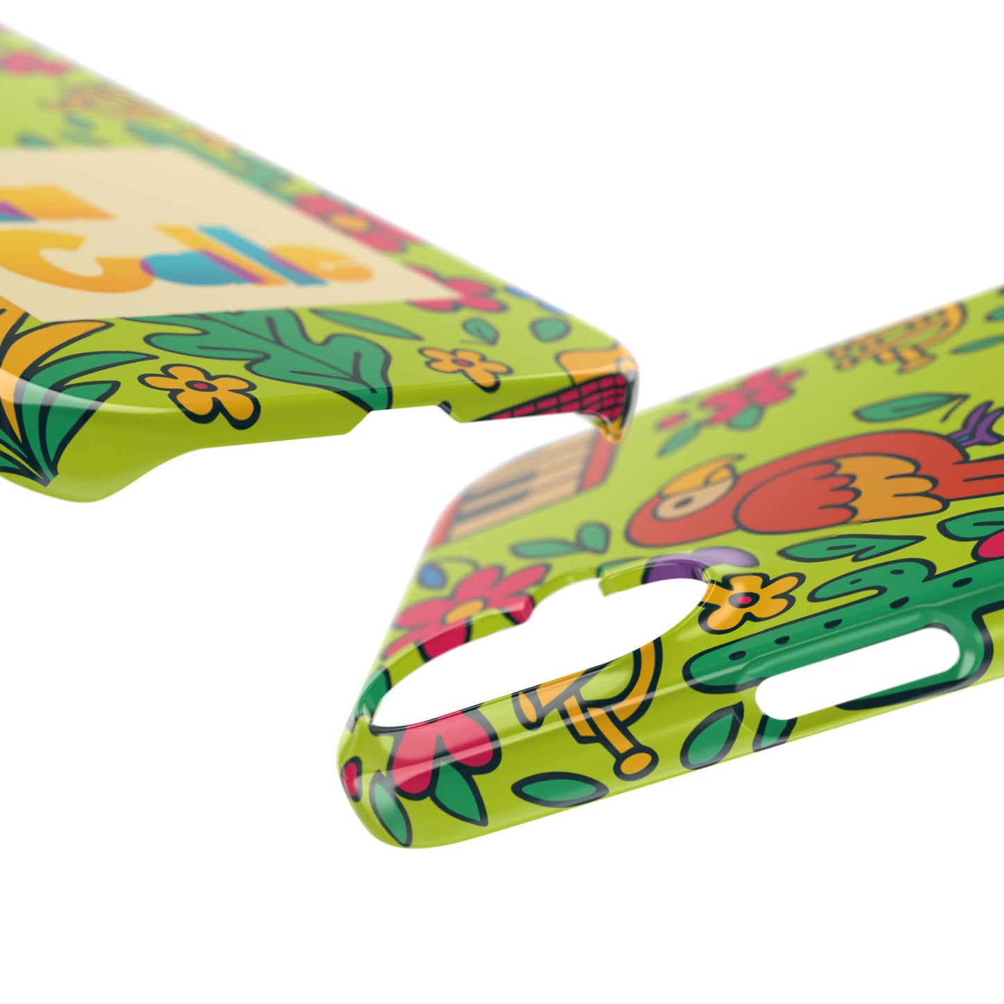 Slim Phone Case – Electric Verde by La Calle Band