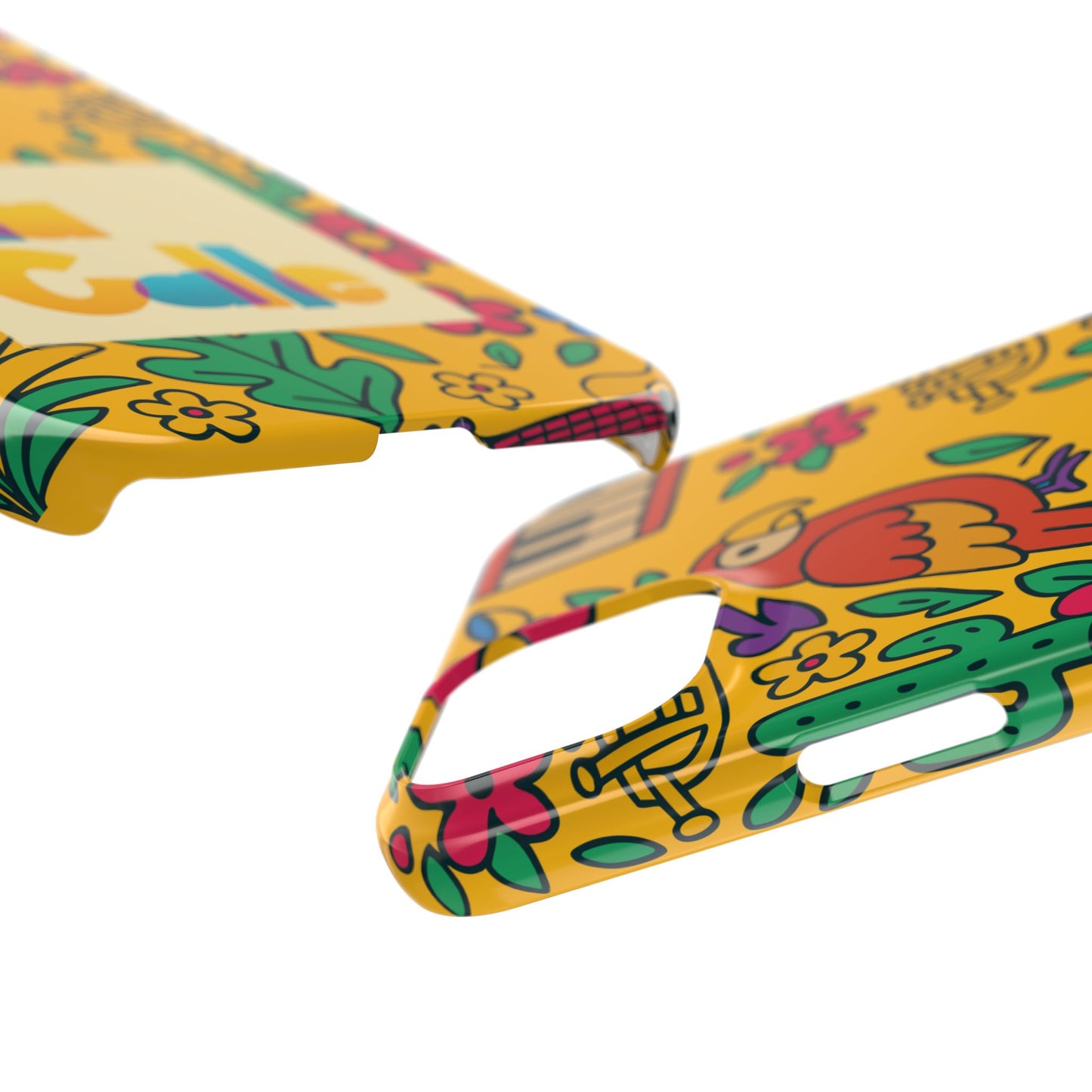 Slim Phone Case – Amarillo Ritmo by La Calle Band