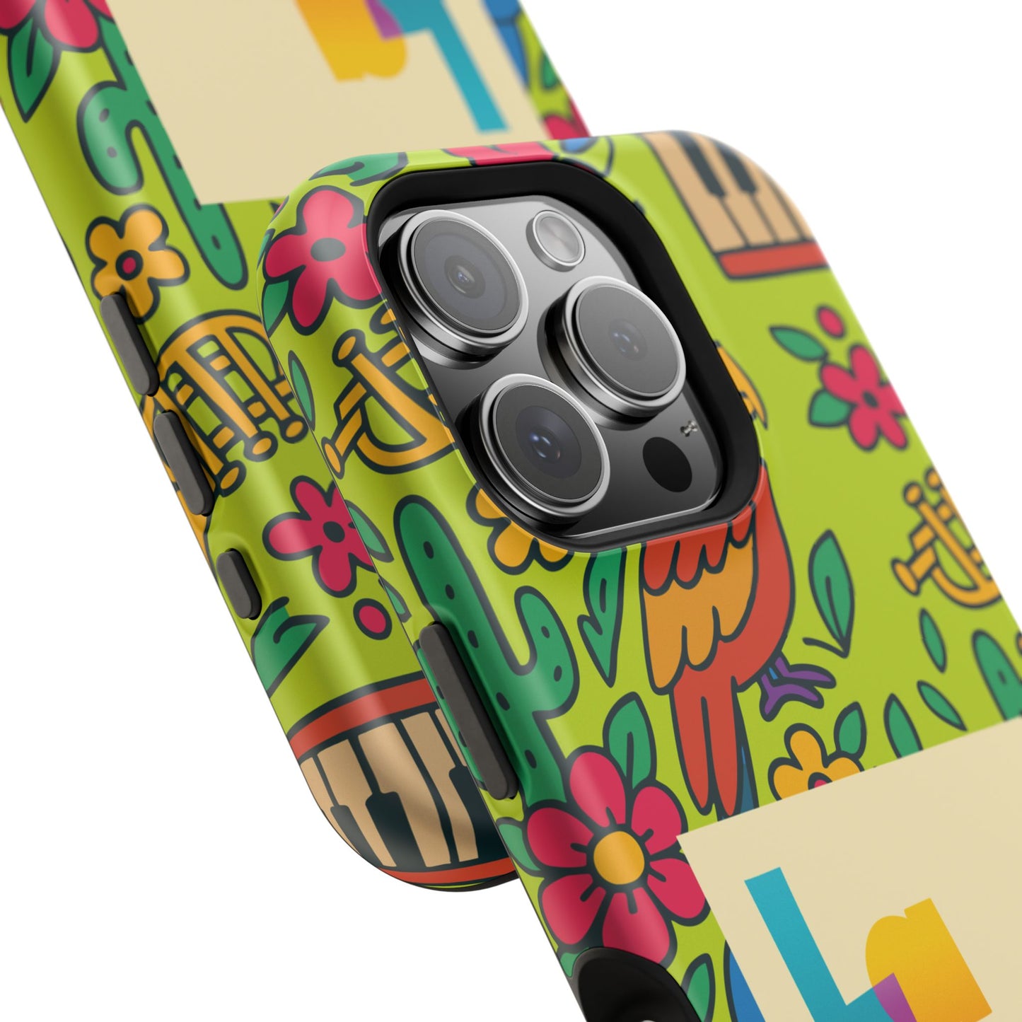 Impact-Resistant Phone Case – Electric Verde by La Calle Band