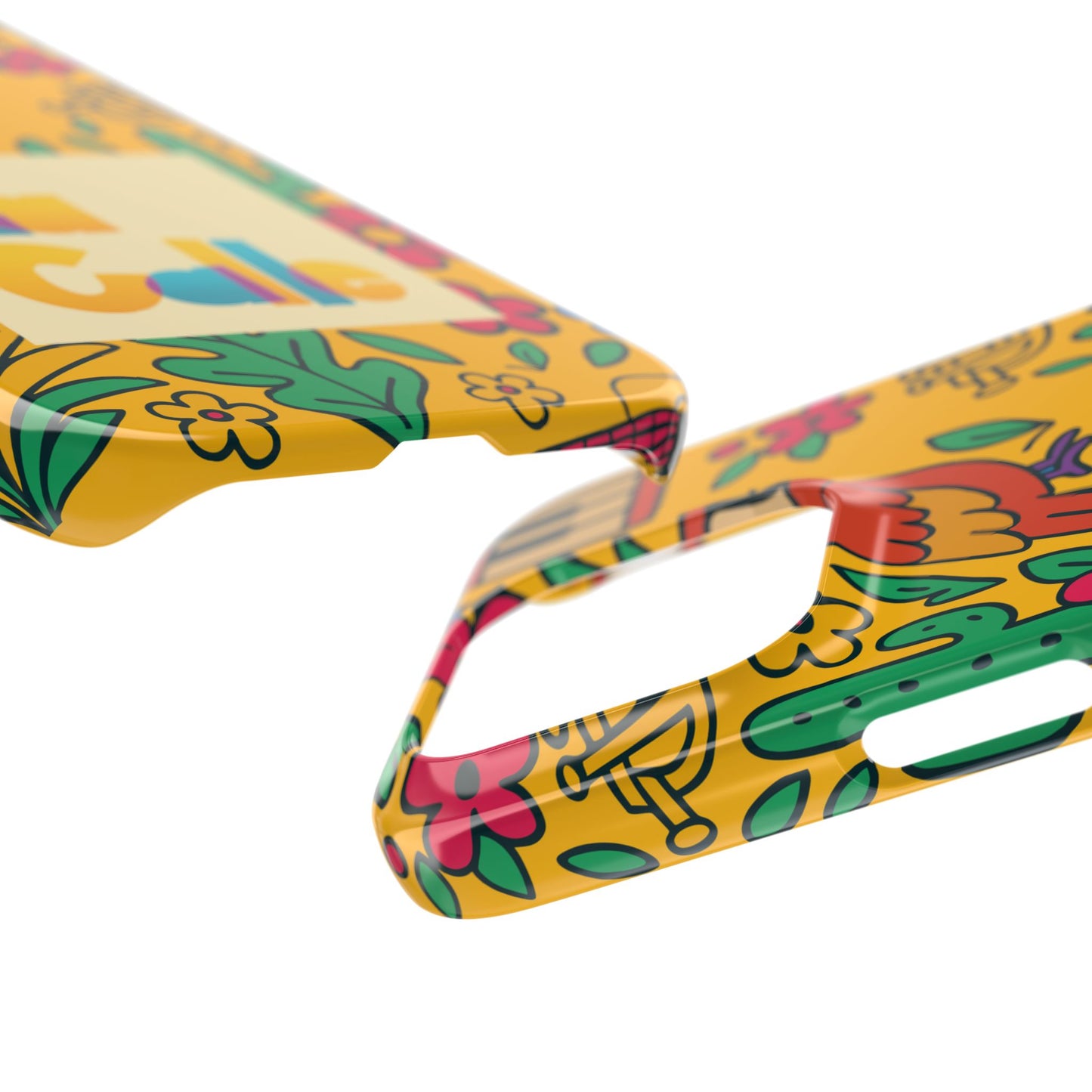 Slim Phone Case – Amarillo Ritmo by La Calle Band