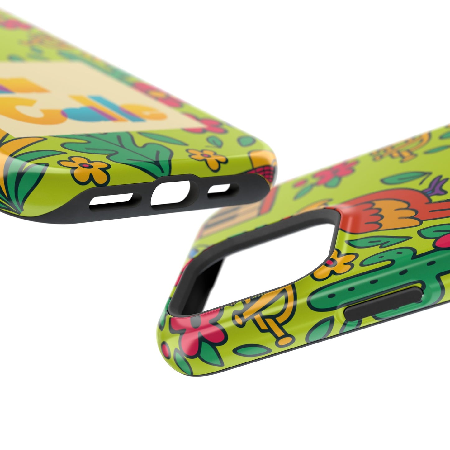 Impact-Resistant Phone Case – Electric Verde by La Calle Band