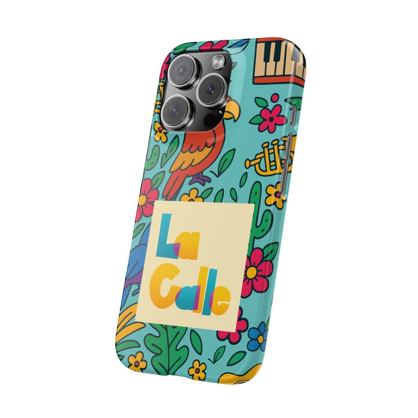 Slim Phone Case – Calle Azul by La Calle Band