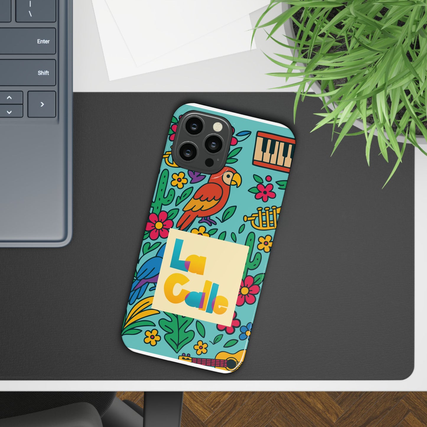 Slim Phone Case – Calle Azul by La Calle Band