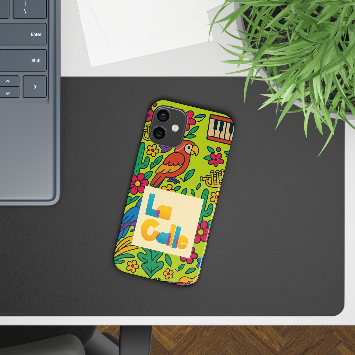 Slim Phone Case – Electric Verde by La Calle Band