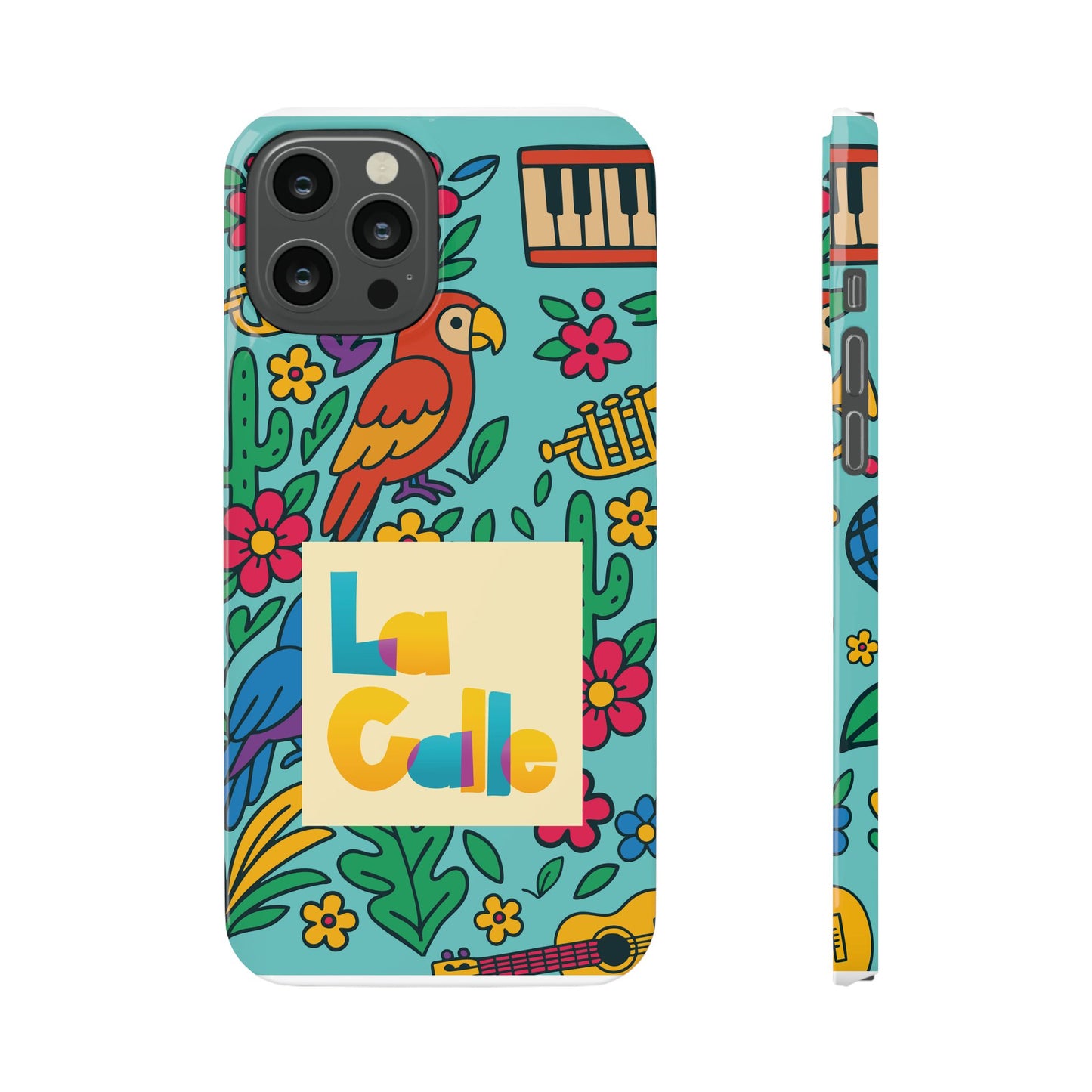 Slim Phone Case – Calle Azul by La Calle Band