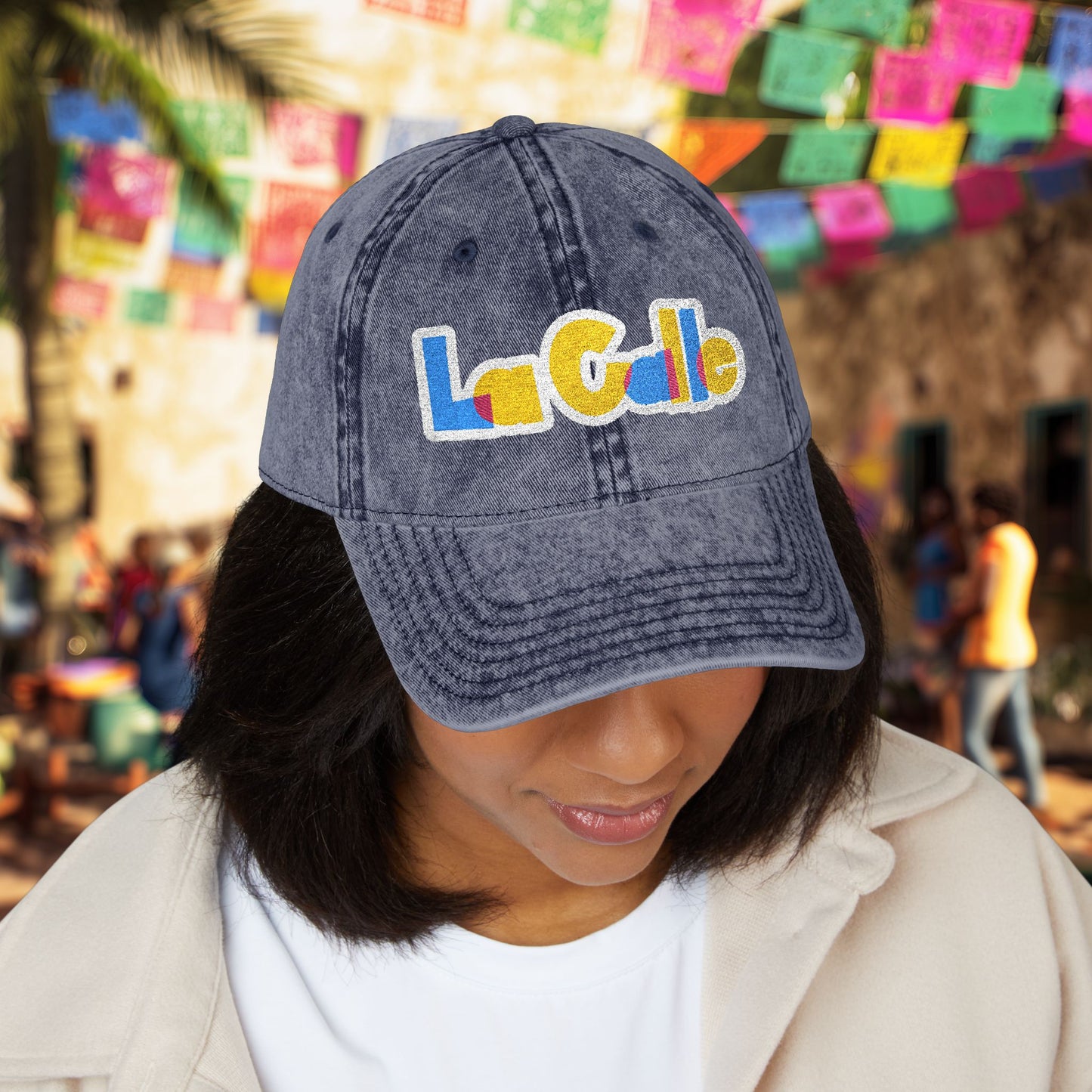 La Calle Classic Logo Vintage Cap